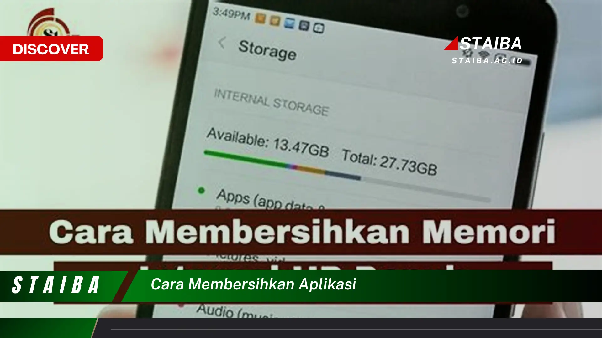 cara membersihkan aplikasi