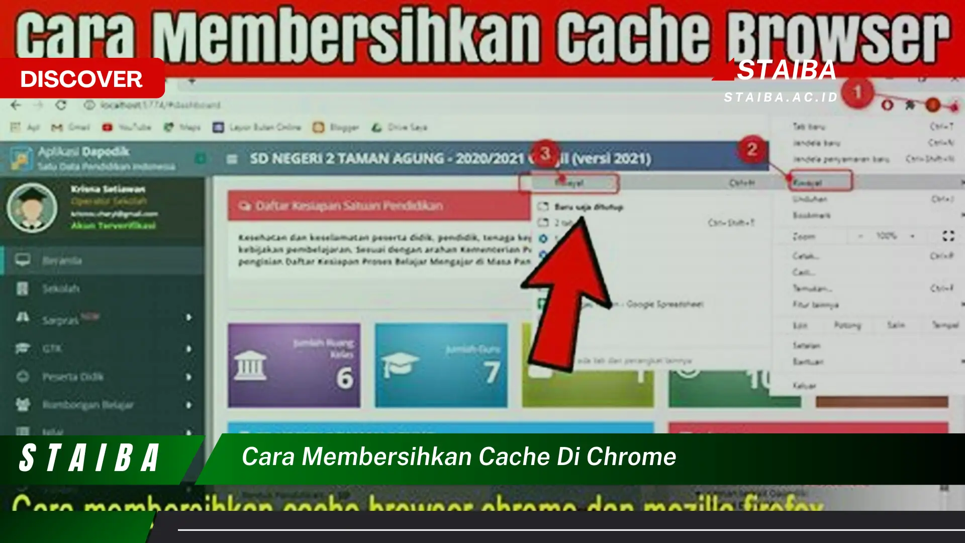 cara membersihkan cache di chrome