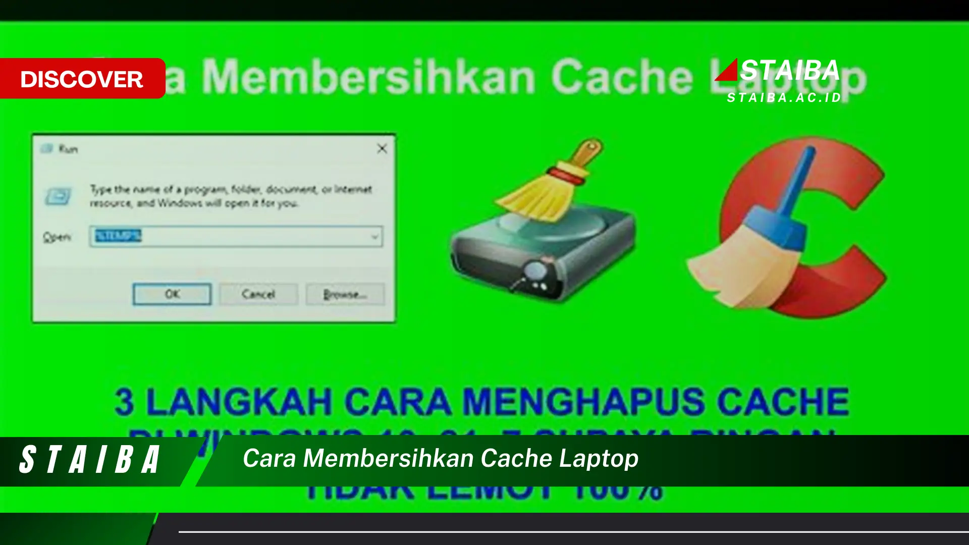 cara membersihkan cache laptop