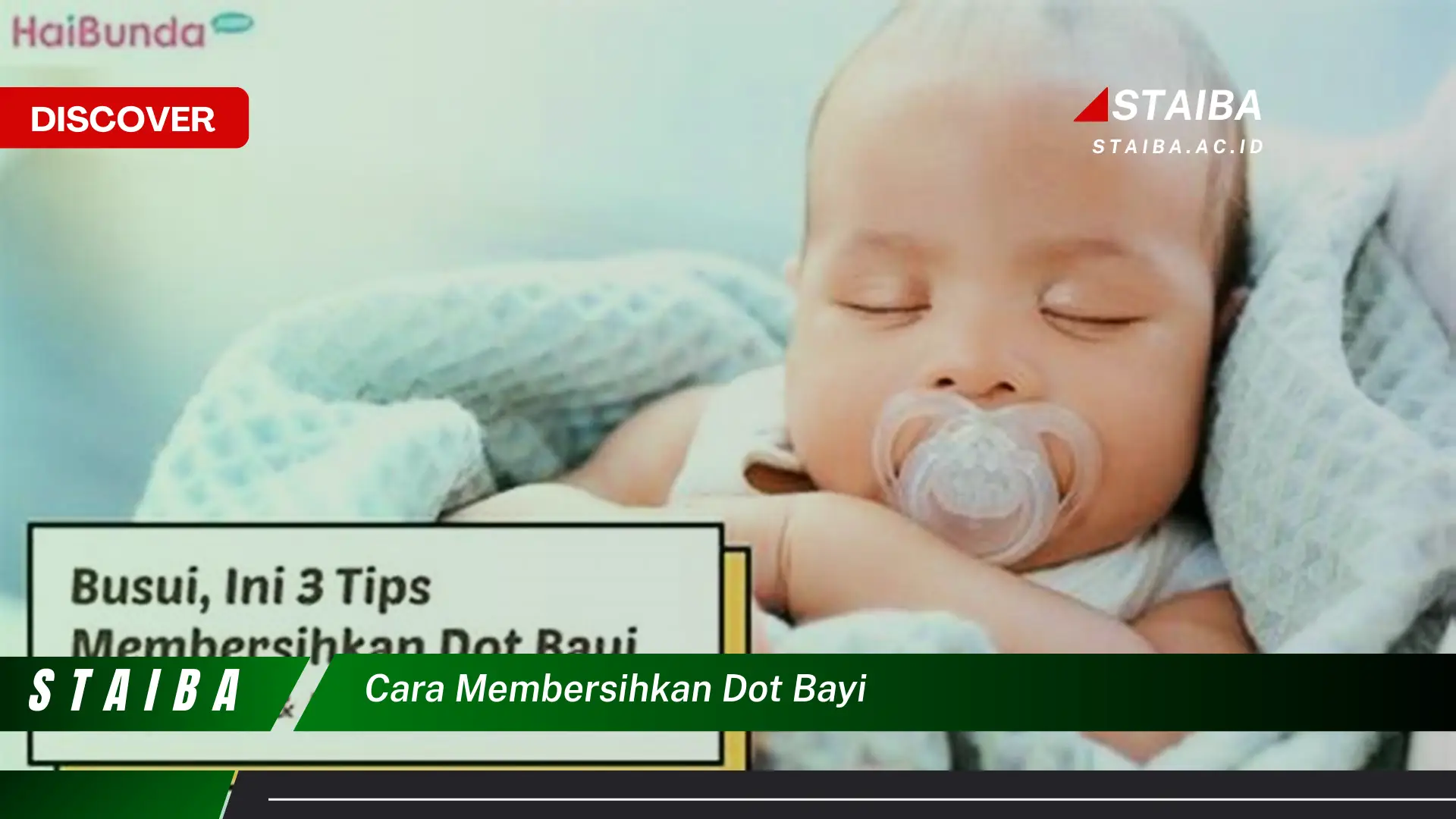 cara membersihkan dot bayi