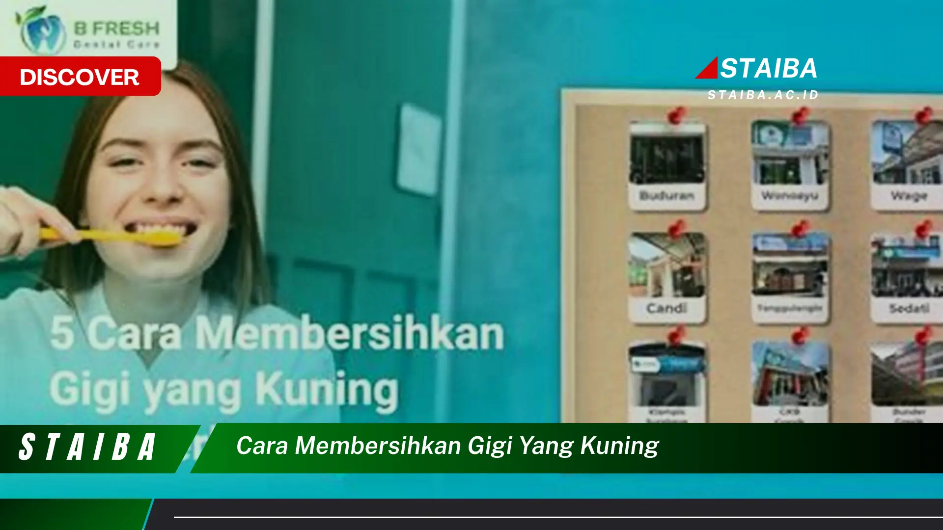 cara membersihkan gigi yang kuning