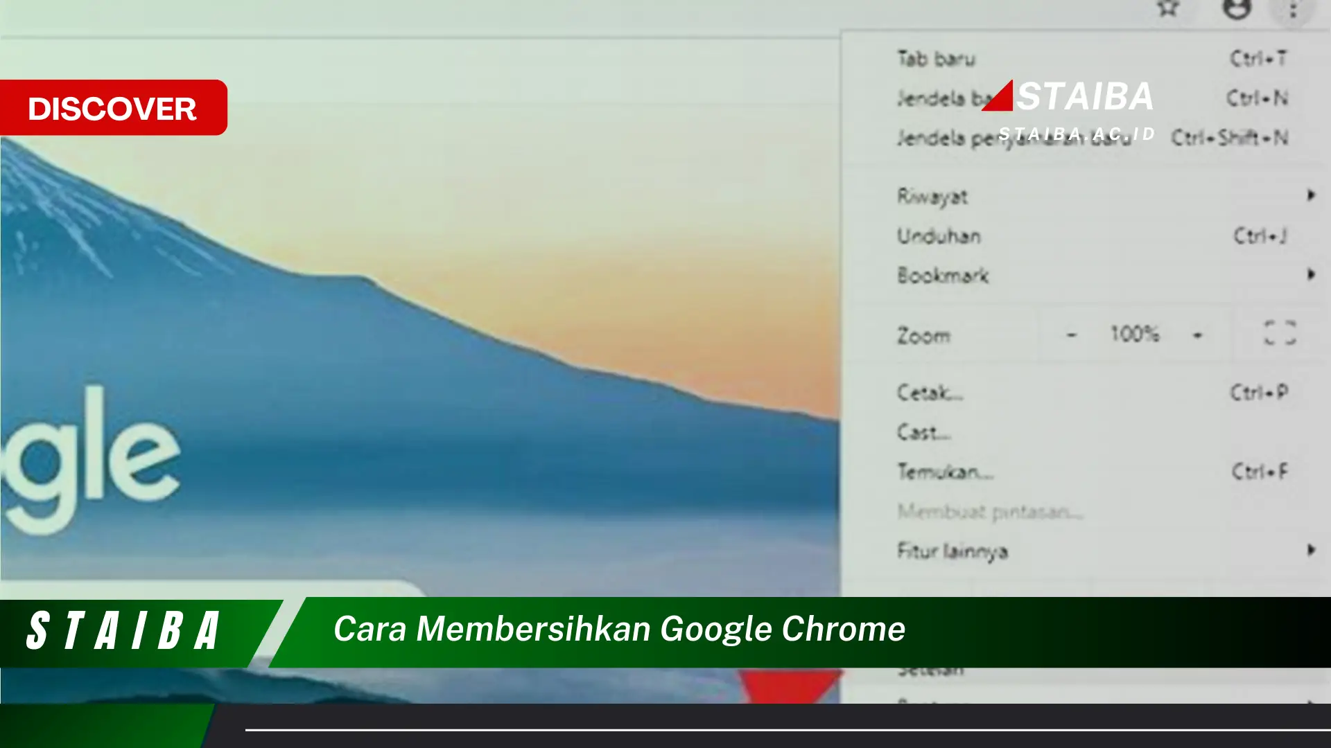 cara membersihkan google chrome