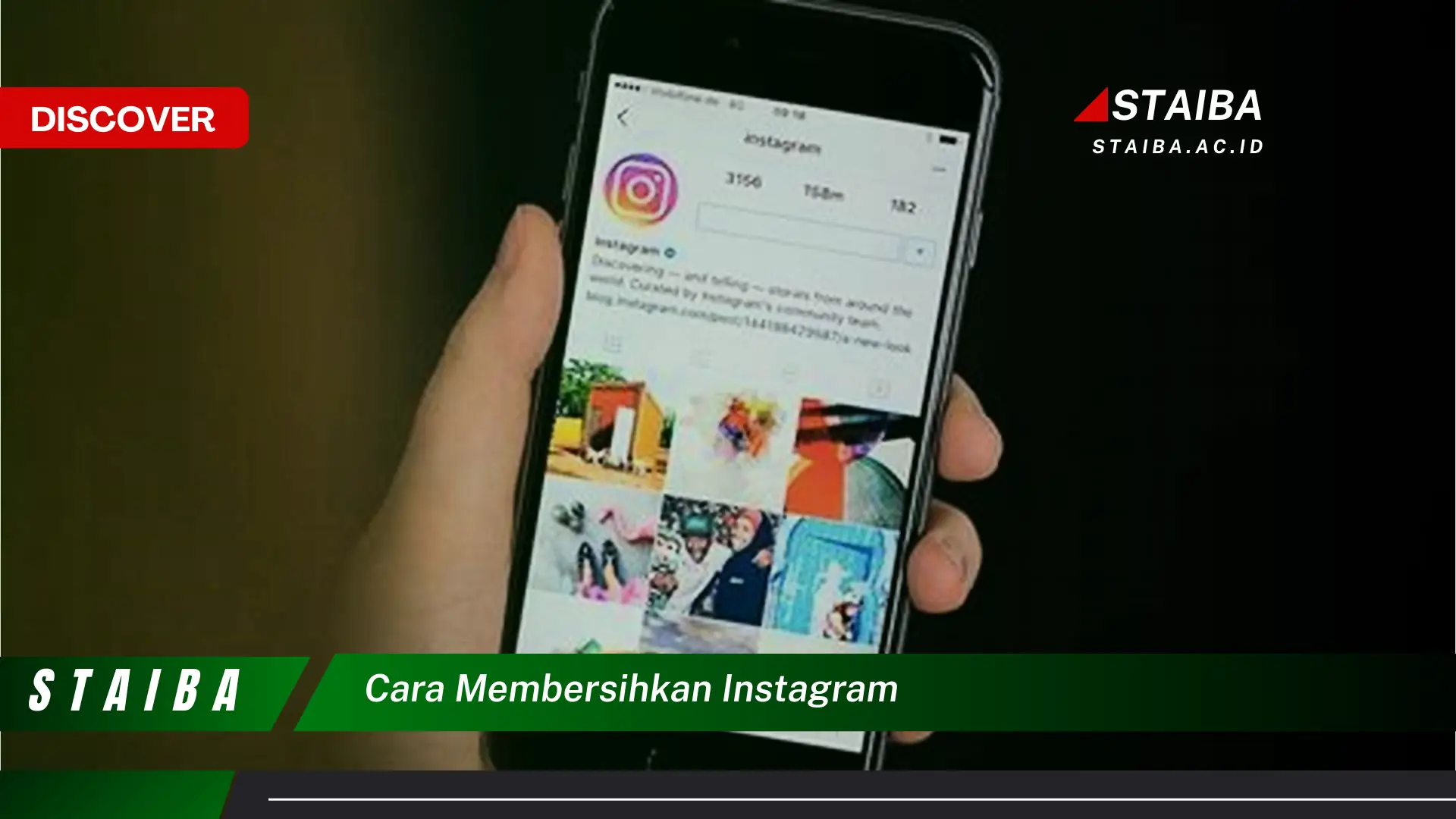 cara membersihkan instagram