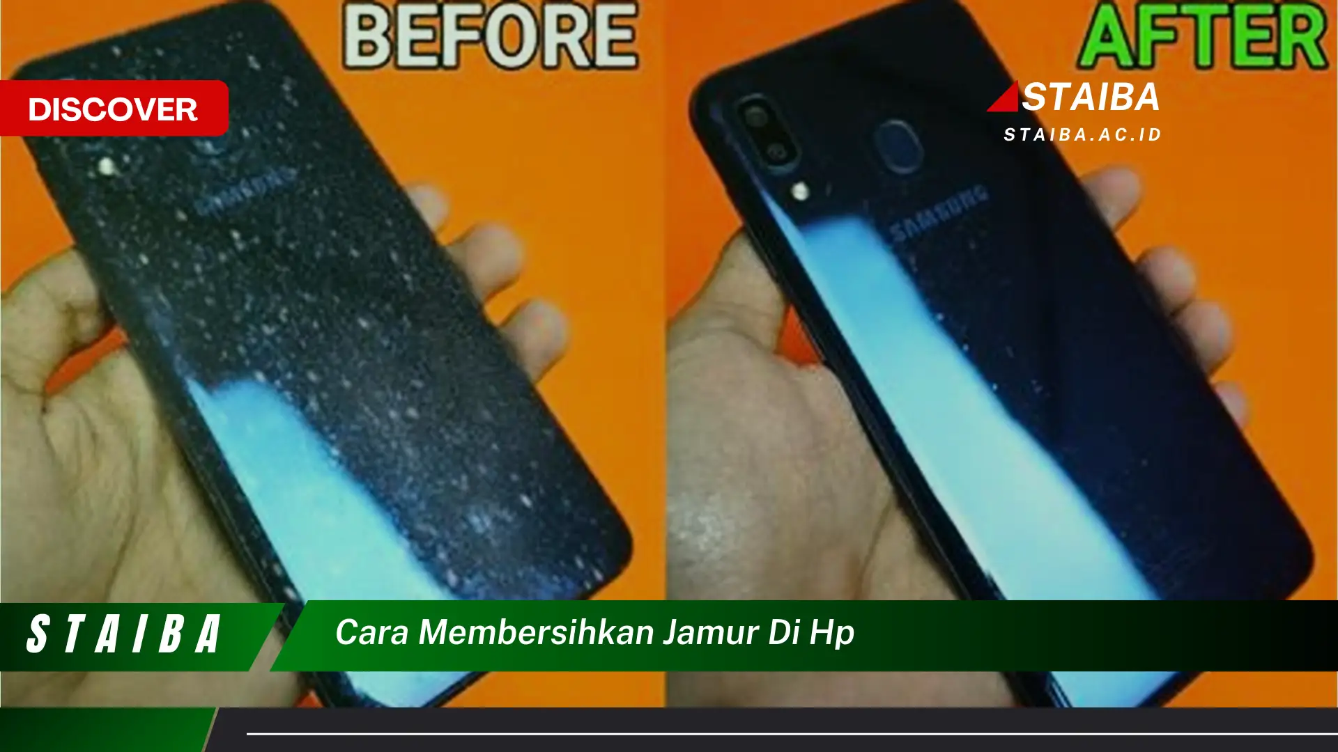 cara membersihkan jamur di hp