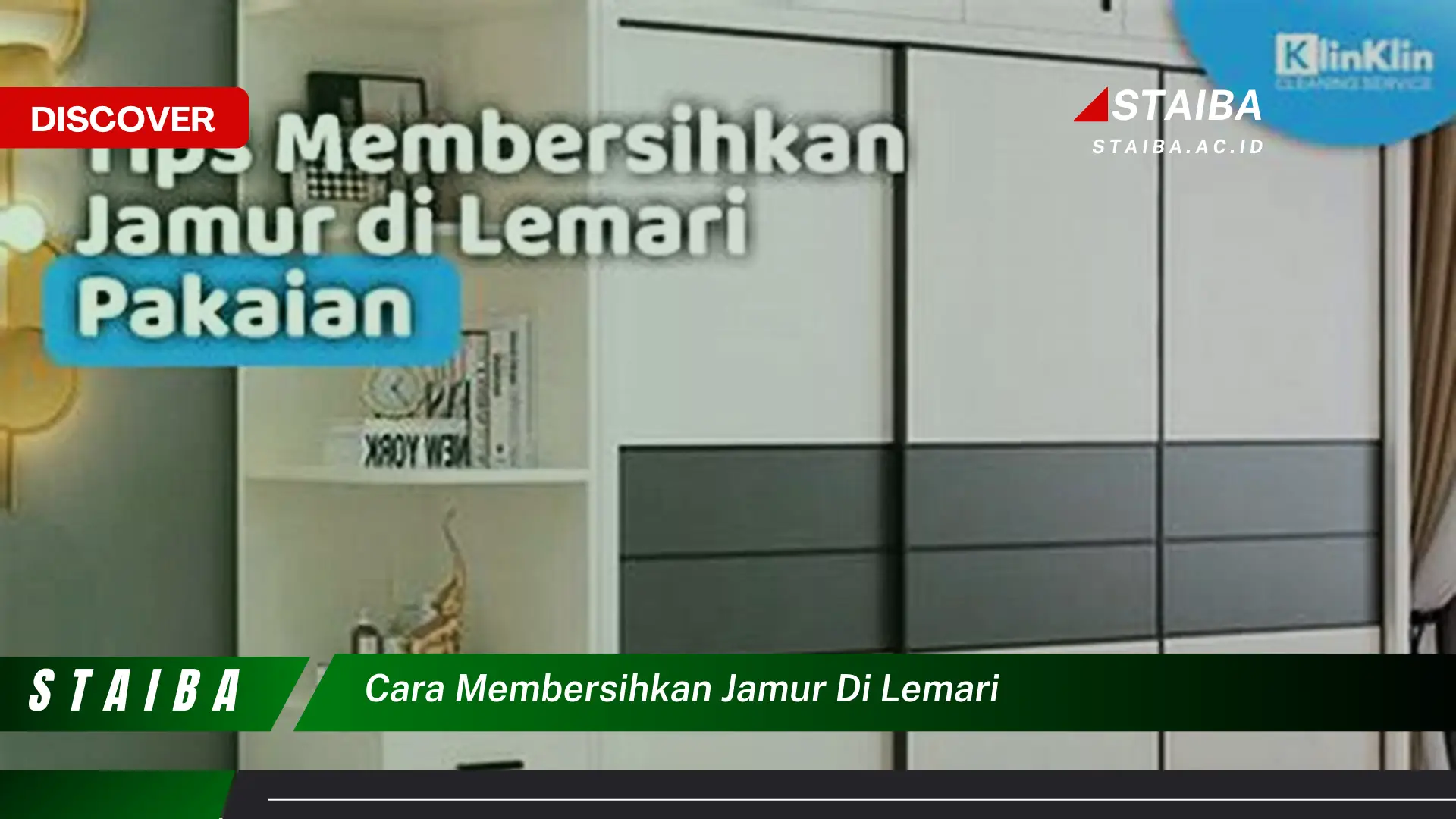 cara membersihkan jamur di lemari