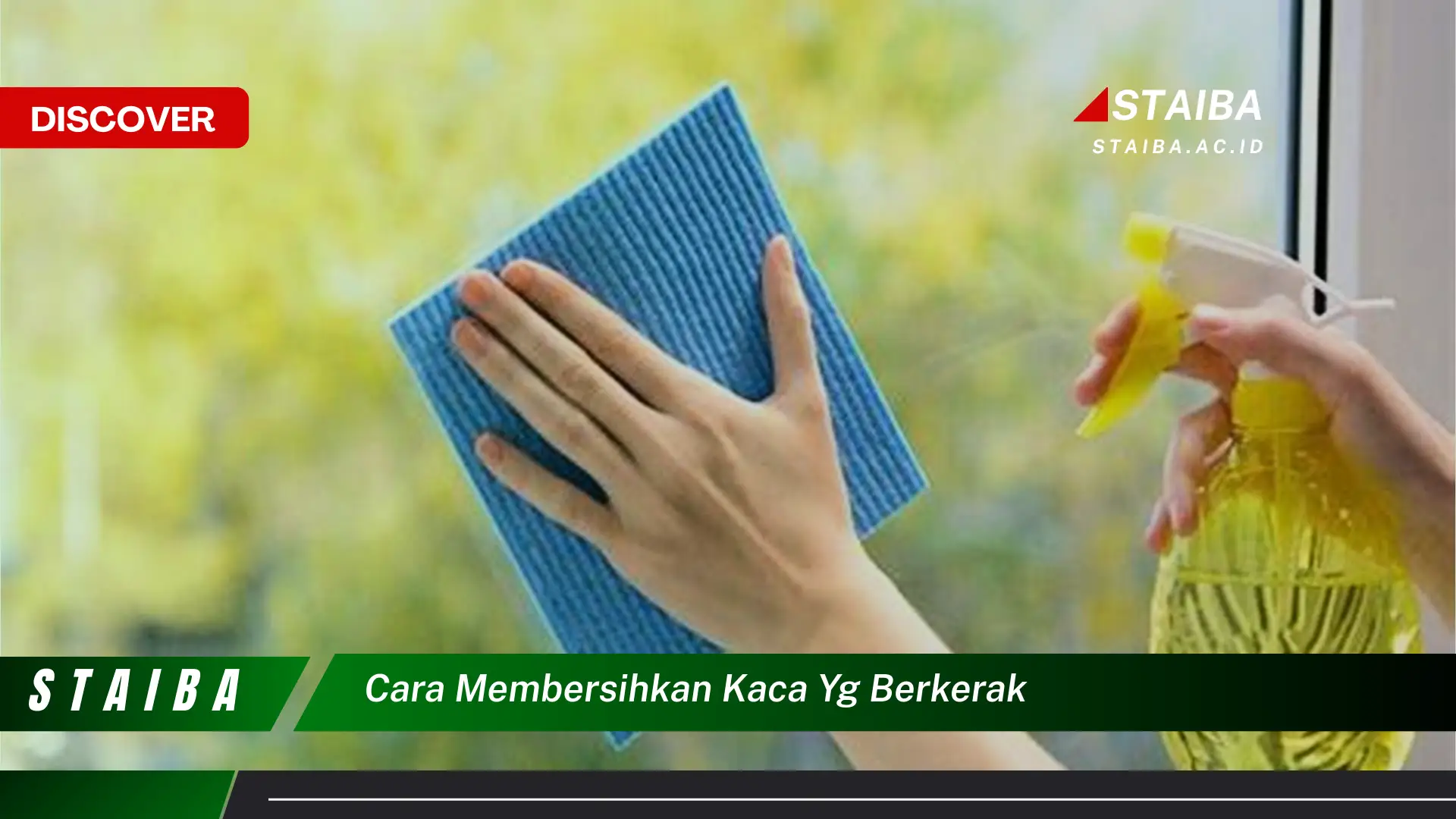 cara membersihkan kaca yg berkerak
