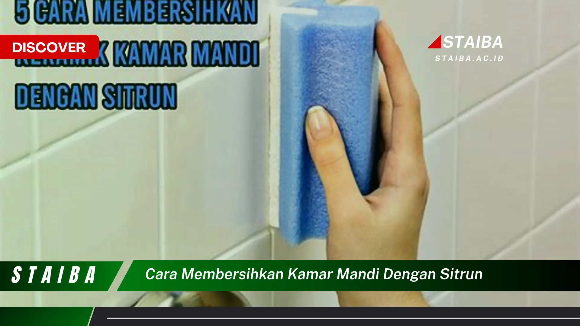 cara membersihkan kamar mandi dengan sitrun