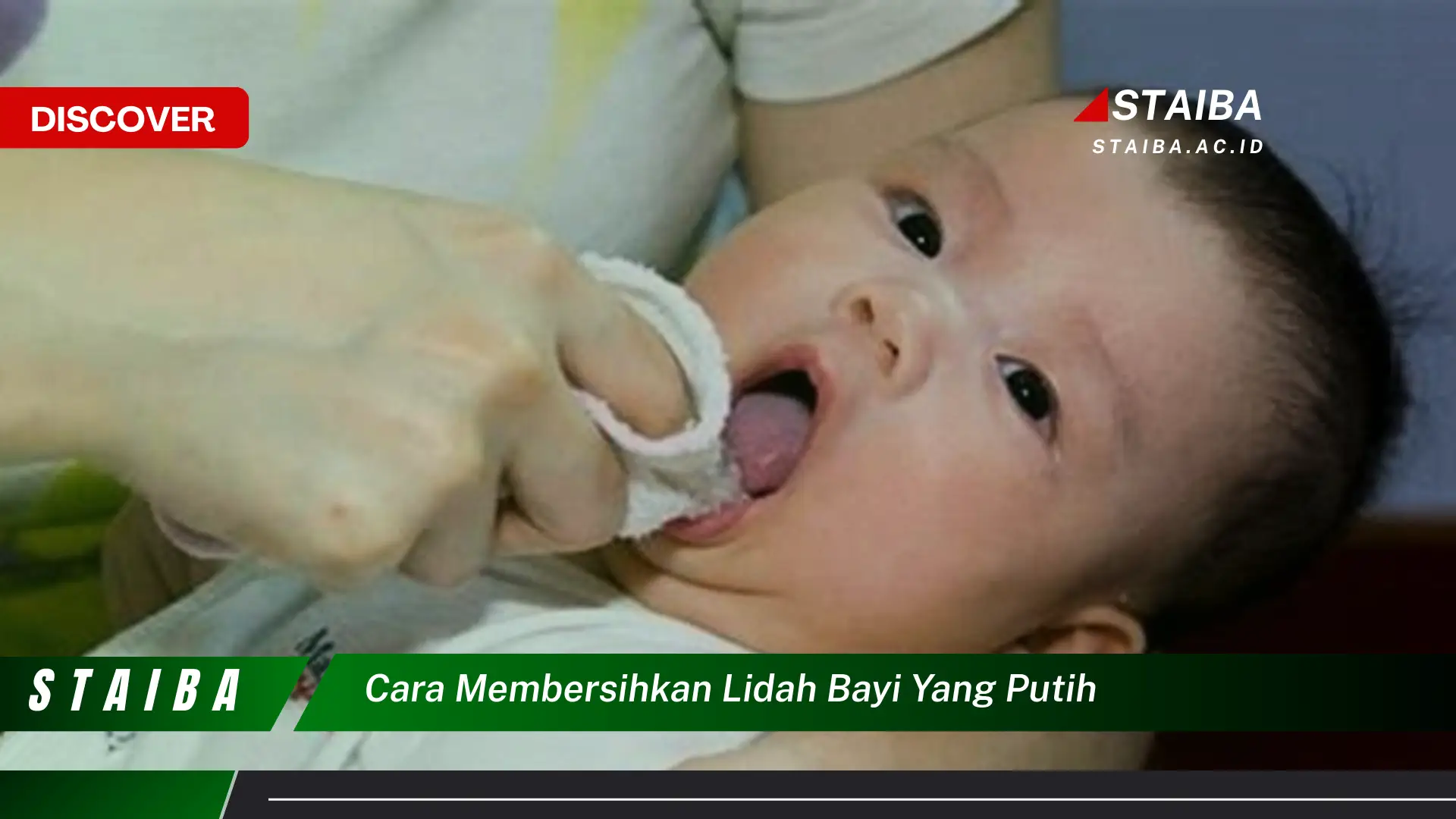 cara membersihkan lidah bayi yang putih