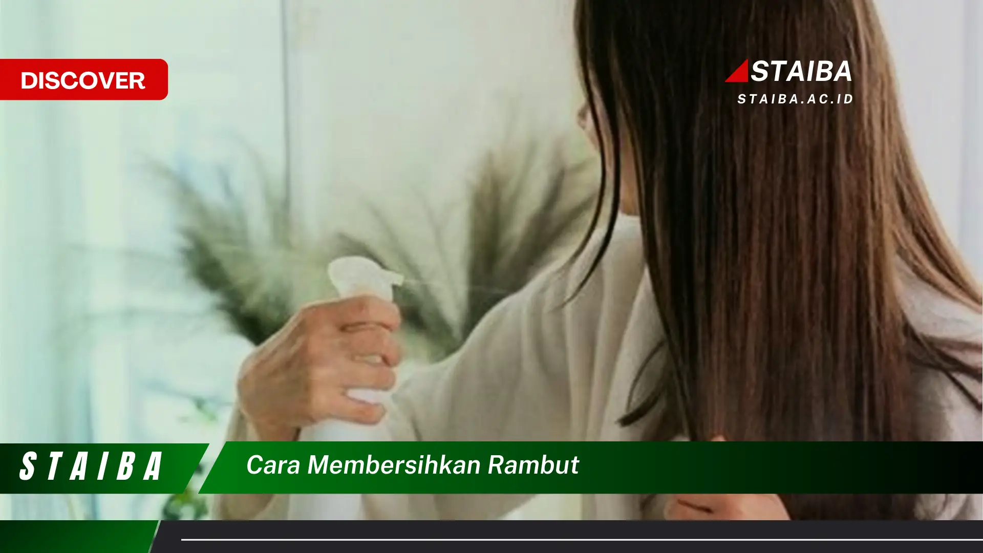 cara membersihkan rambut