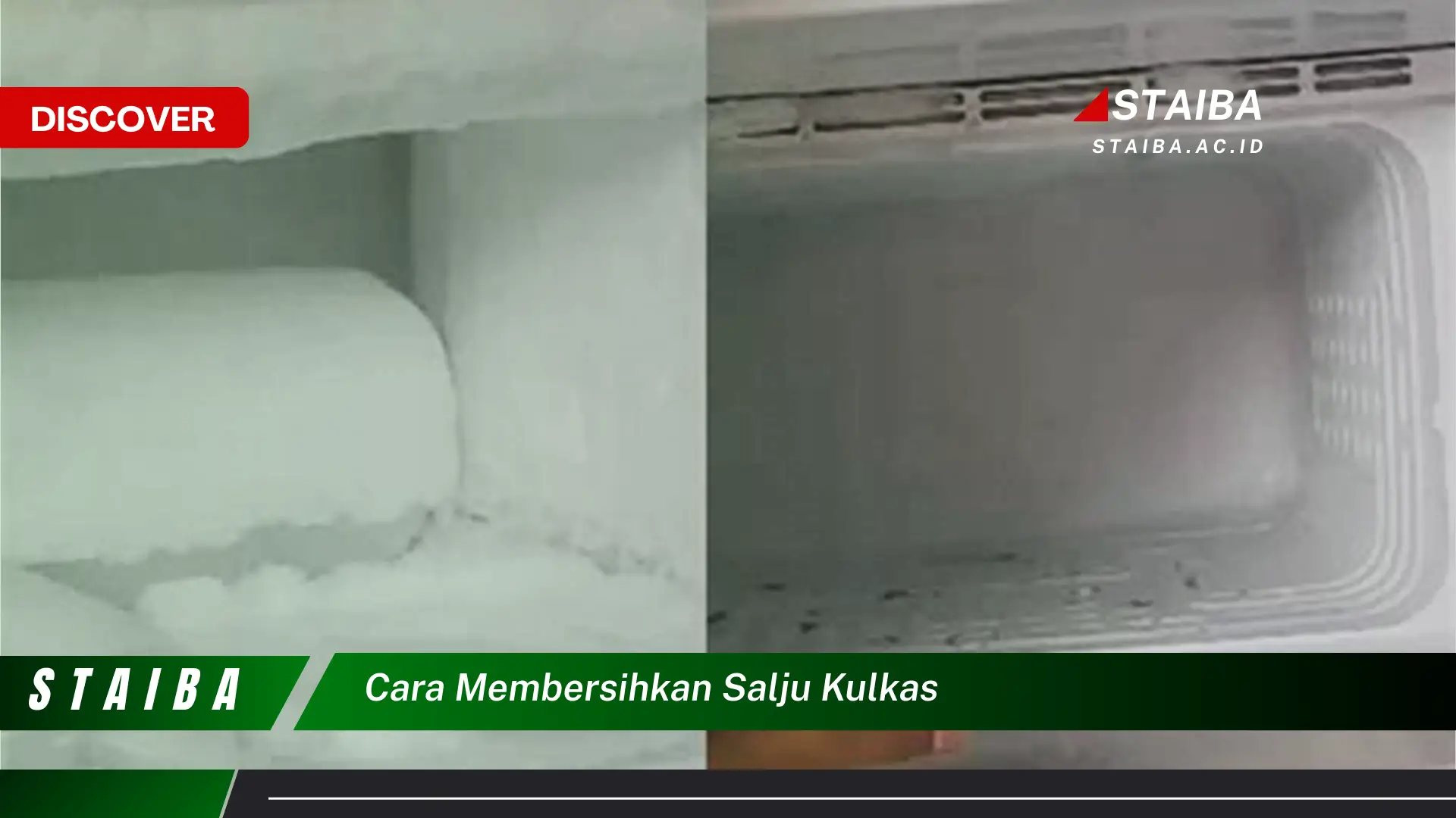 cara membersihkan salju kulkas