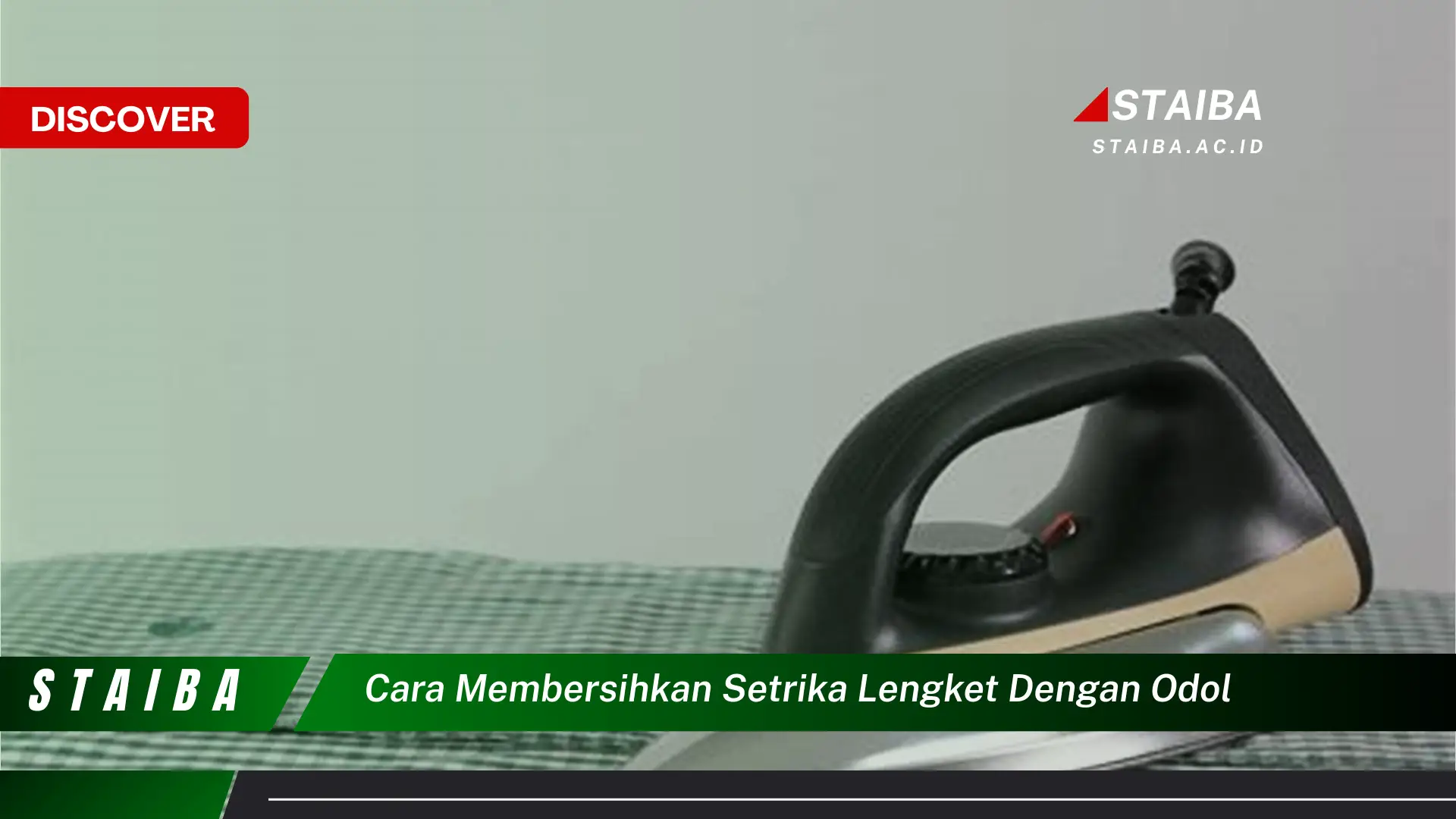 cara membersihkan setrika lengket dengan odol
