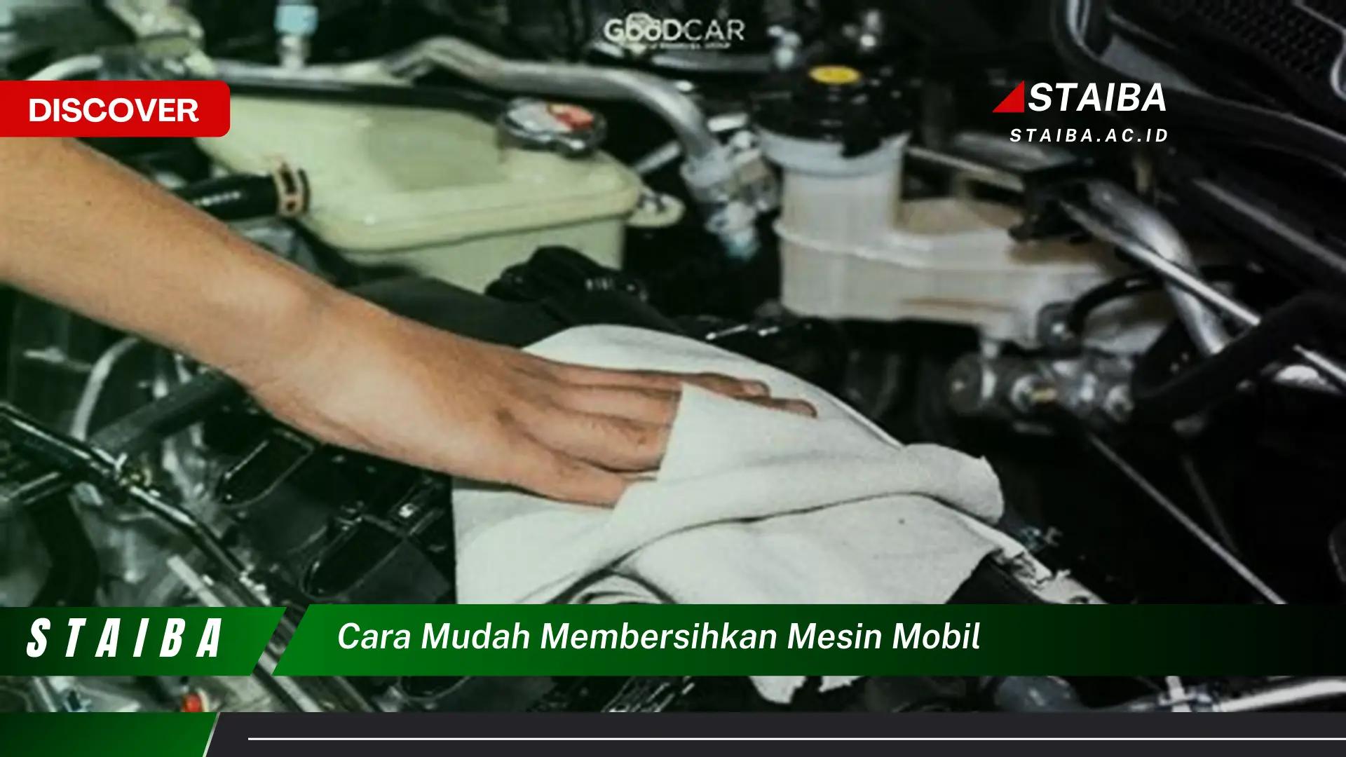 cara mudah membersihkan mesin mobil