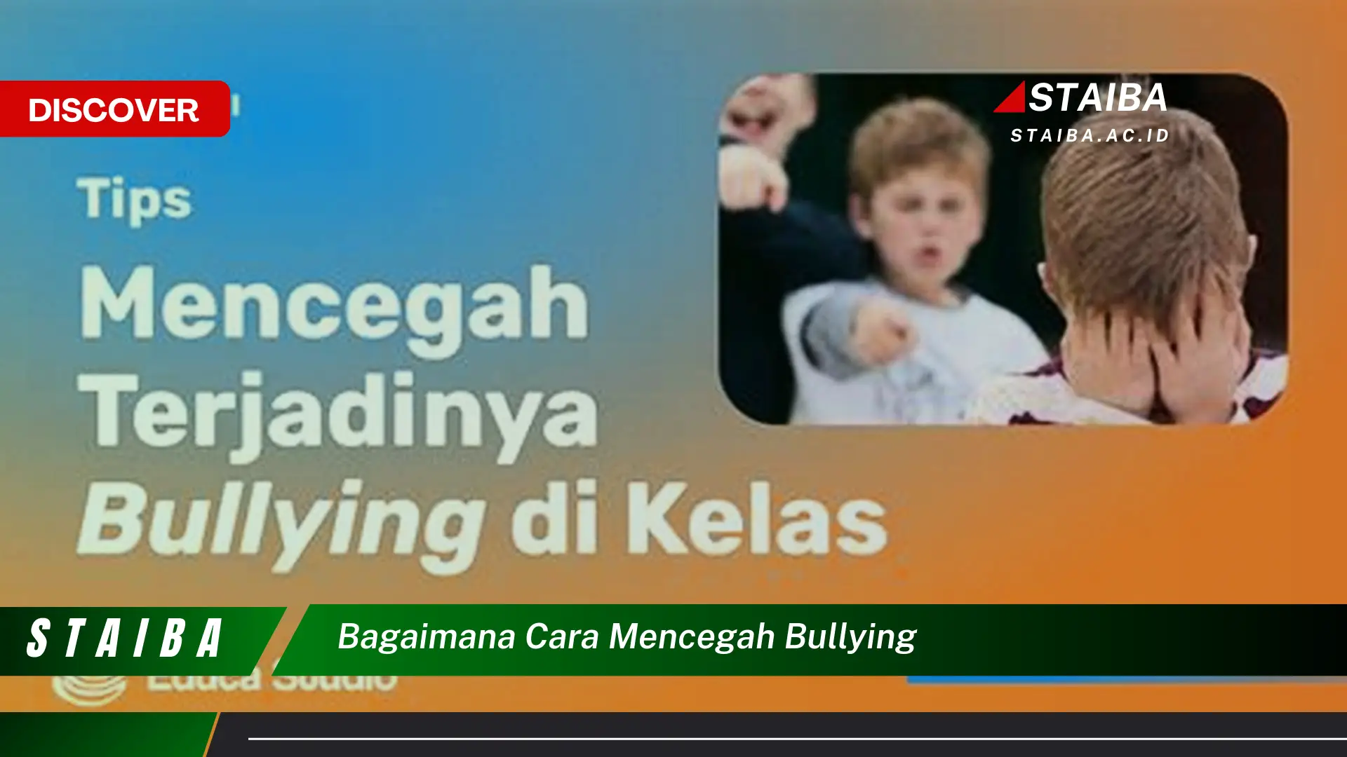 bagaimana cara mencegah bullying