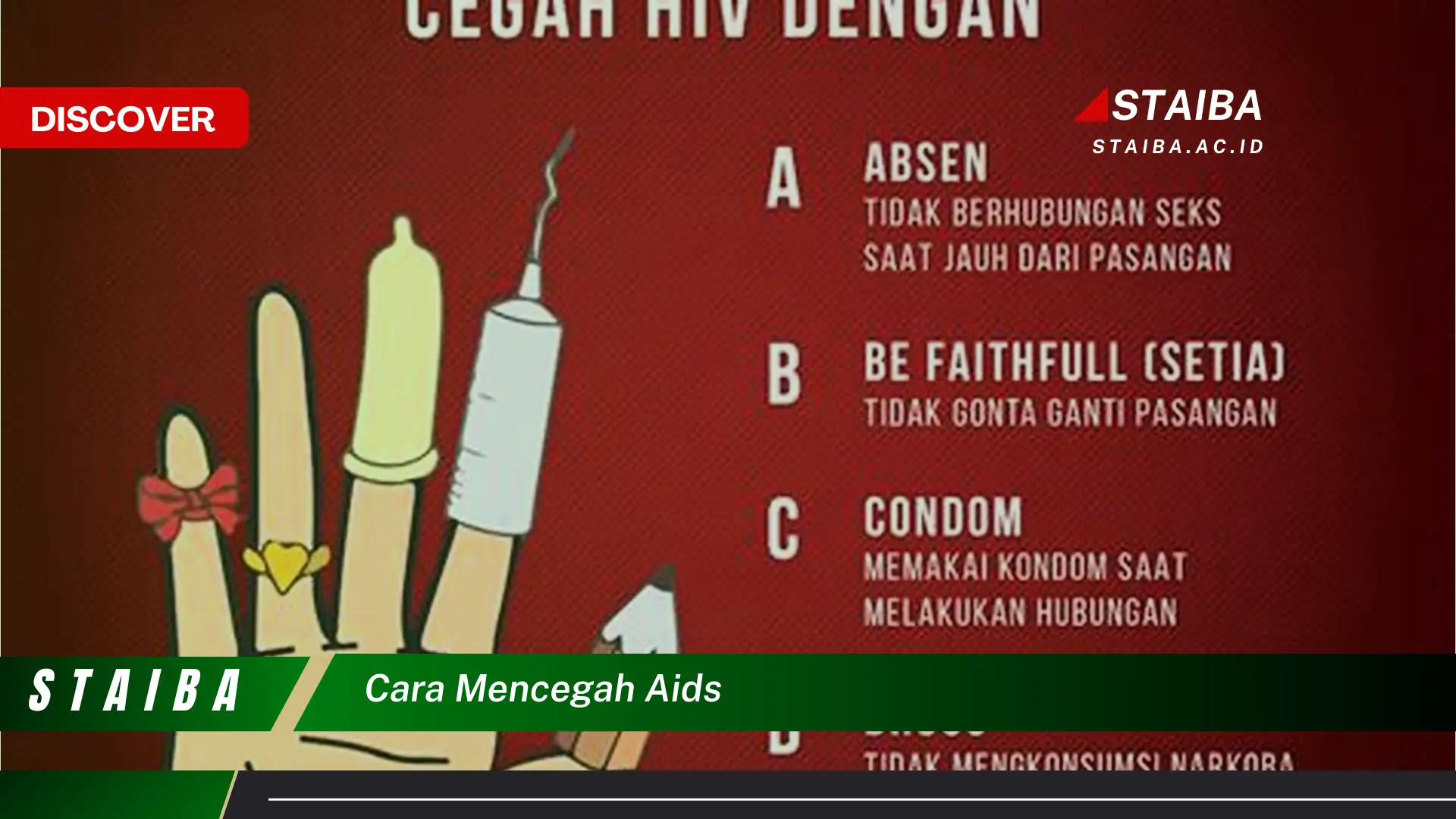 cara mencegah aids