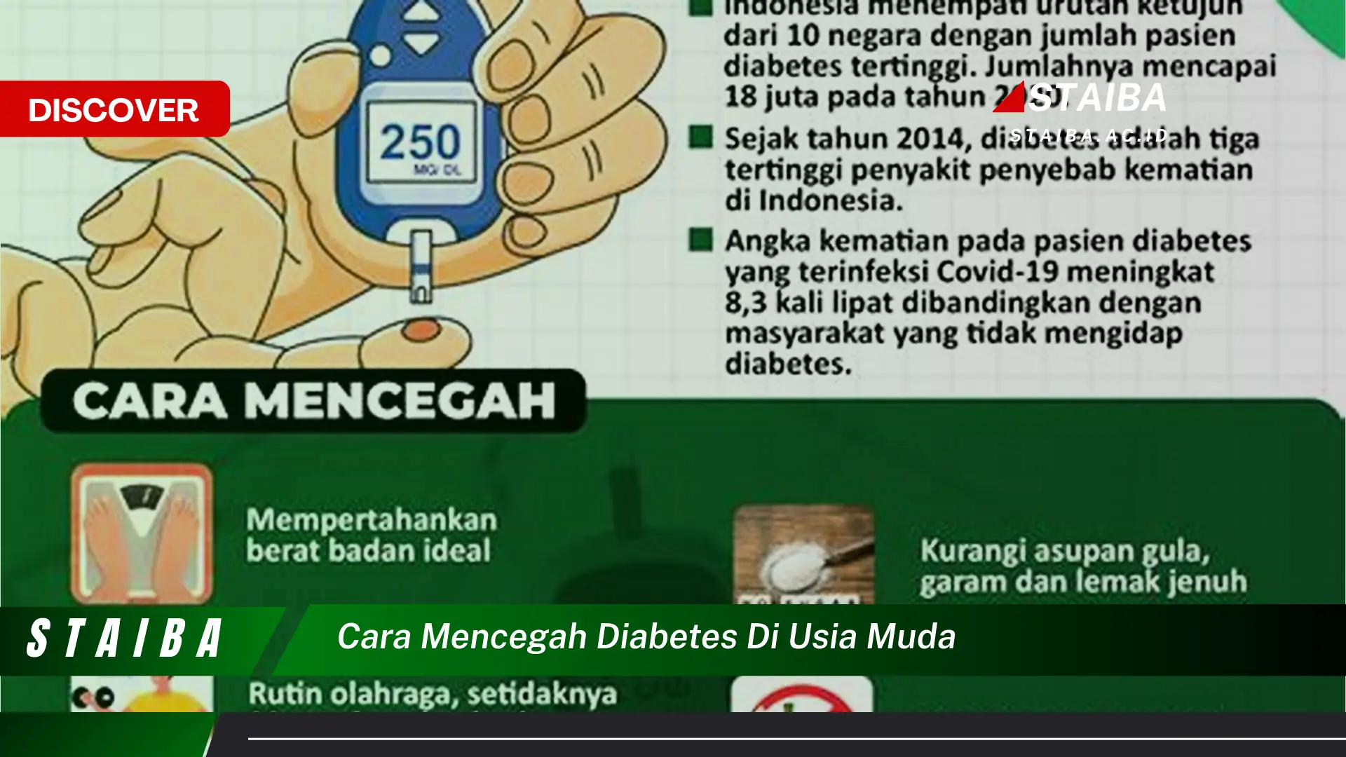 cara mencegah diabetes di usia muda