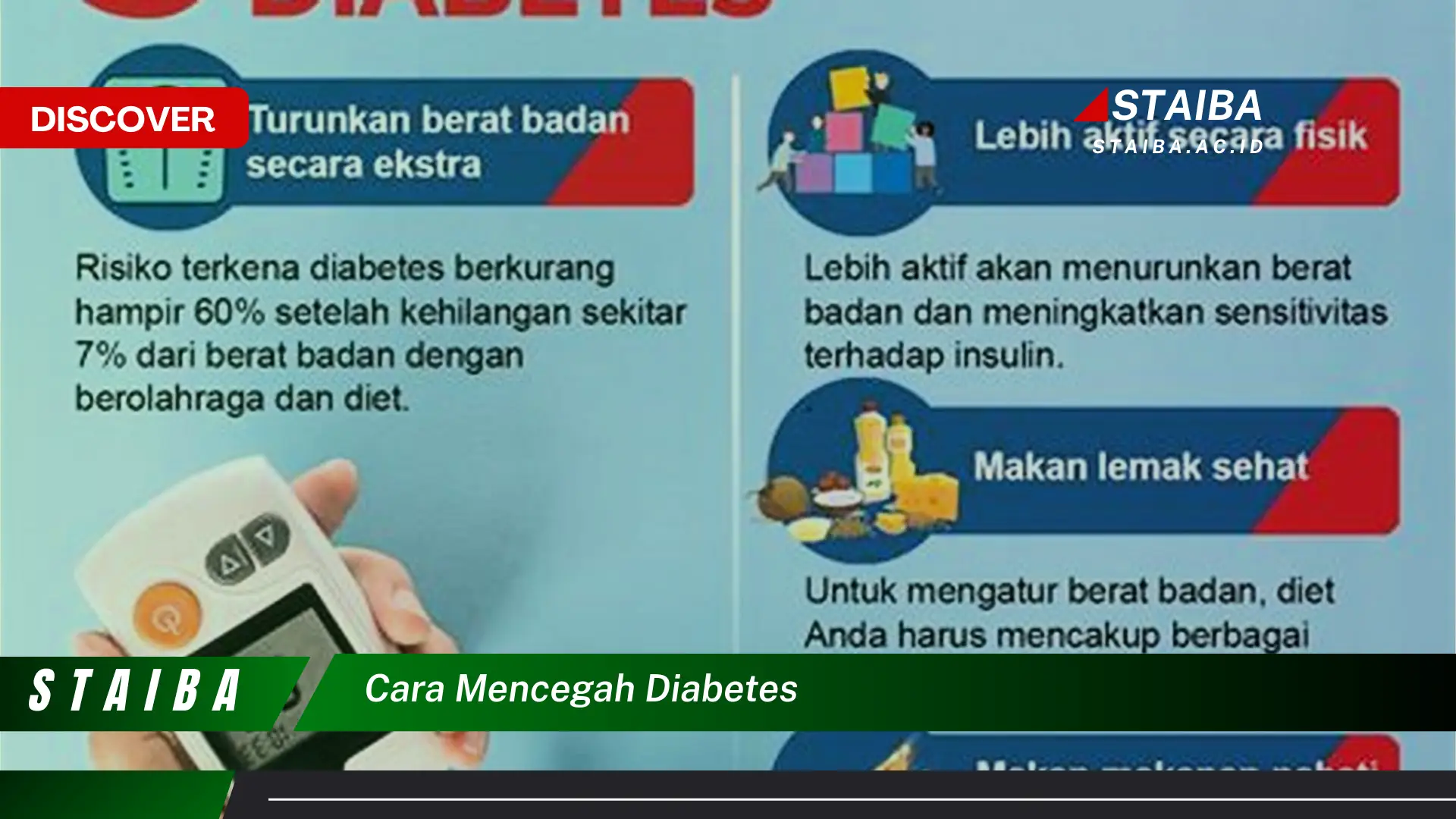 Temukan Cara Cegah Diabetes yang Mudah Dipahami