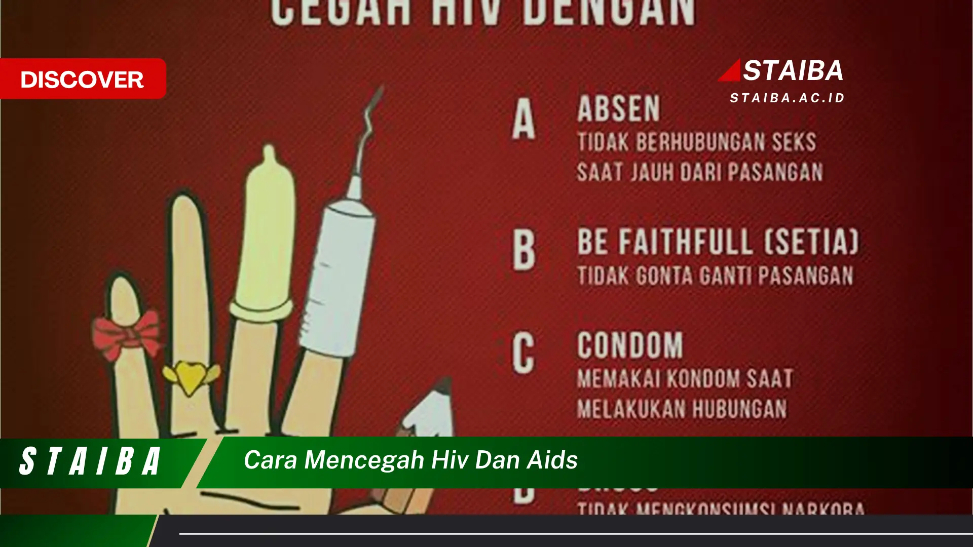 cara mencegah hiv dan aids