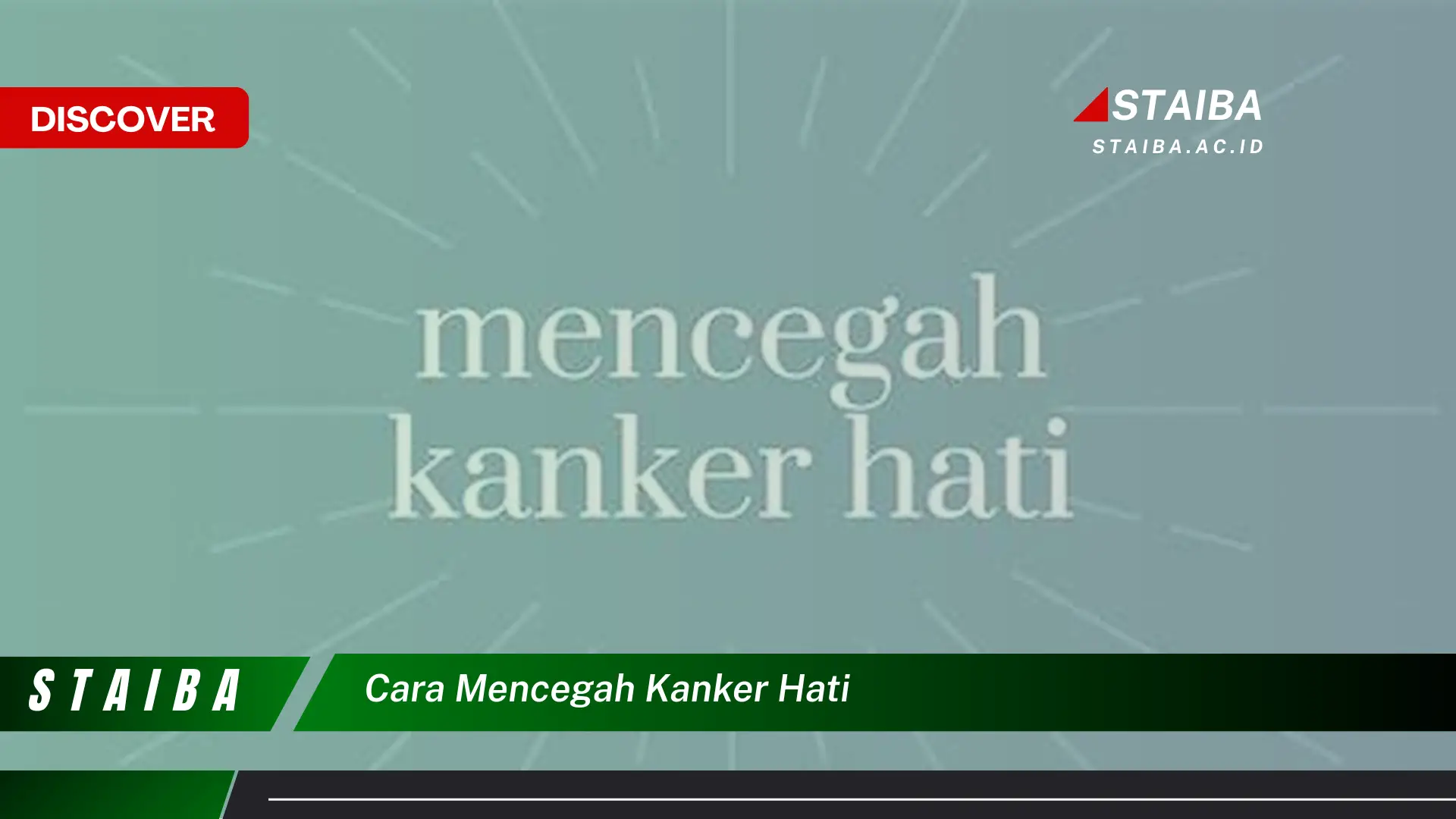 cara mencegah kanker hati