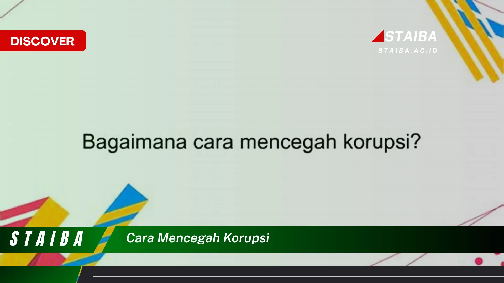 cara mencegah korupsi