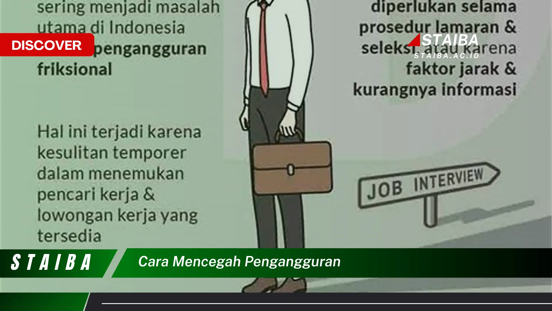 cara mencegah pengangguran