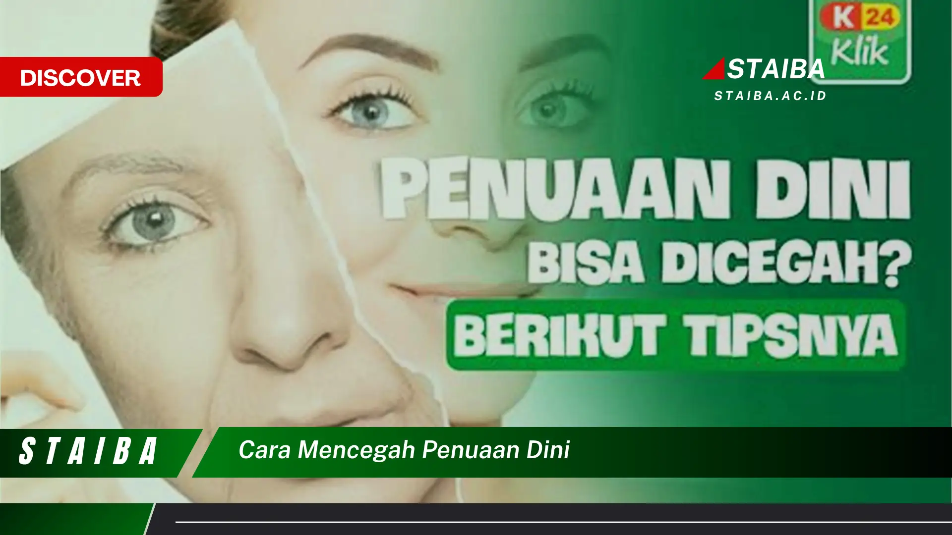 cara mencegah penuaan dini