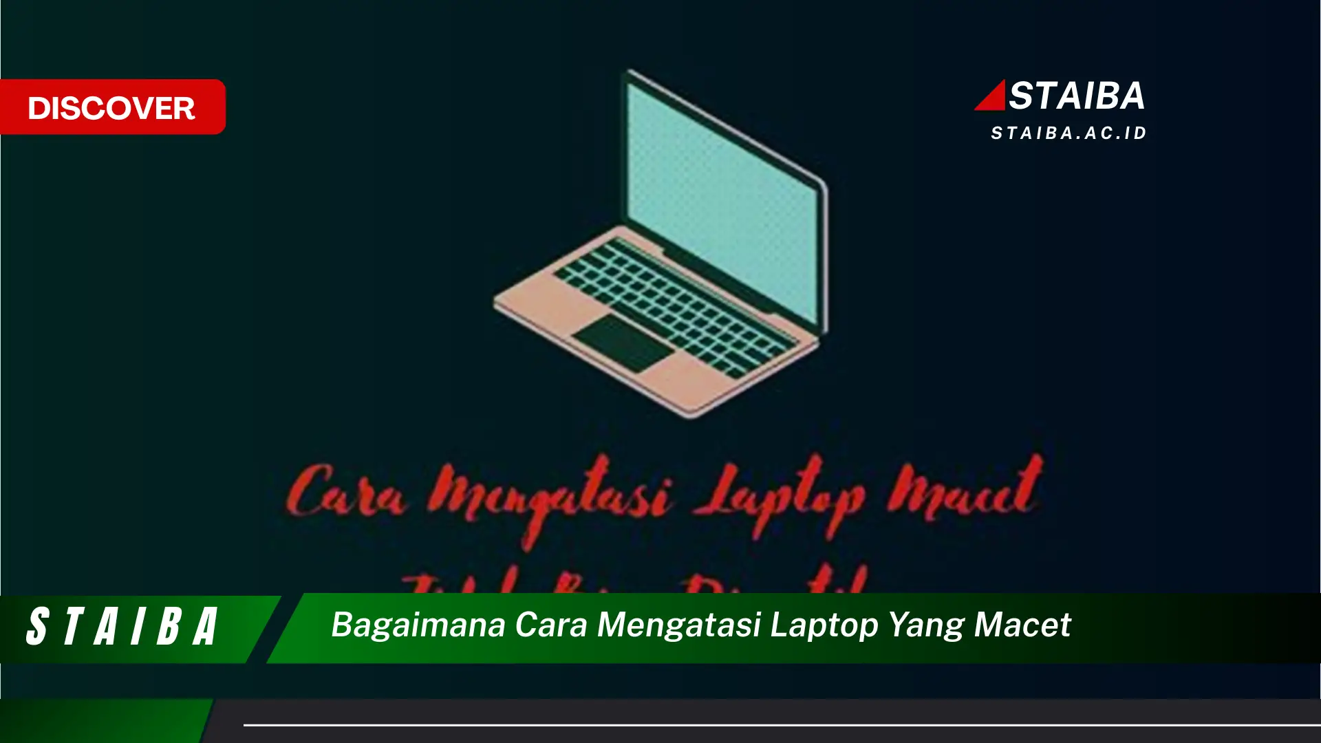 bagaimana cara mengatasi laptop yang macet