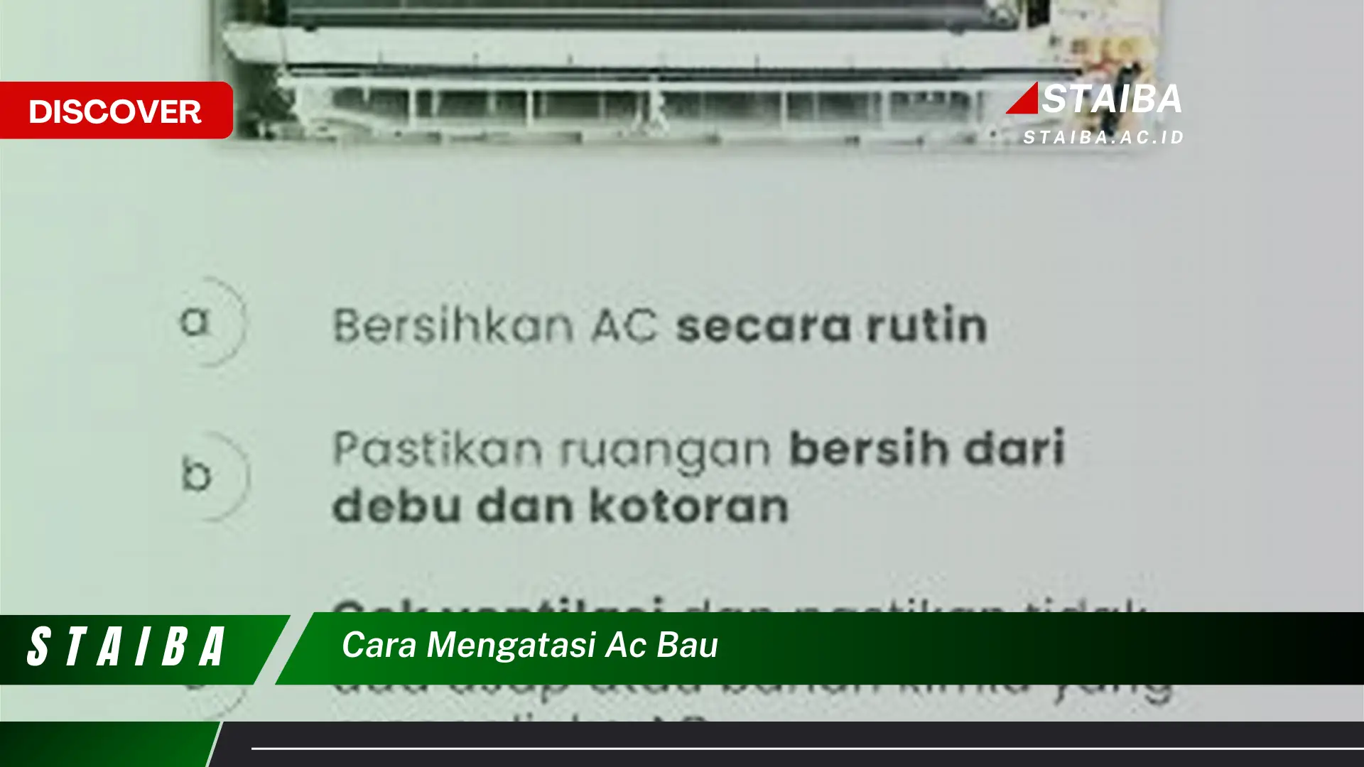 Inilah Cara Mengatasi AC Bau yang Sudah Teruji