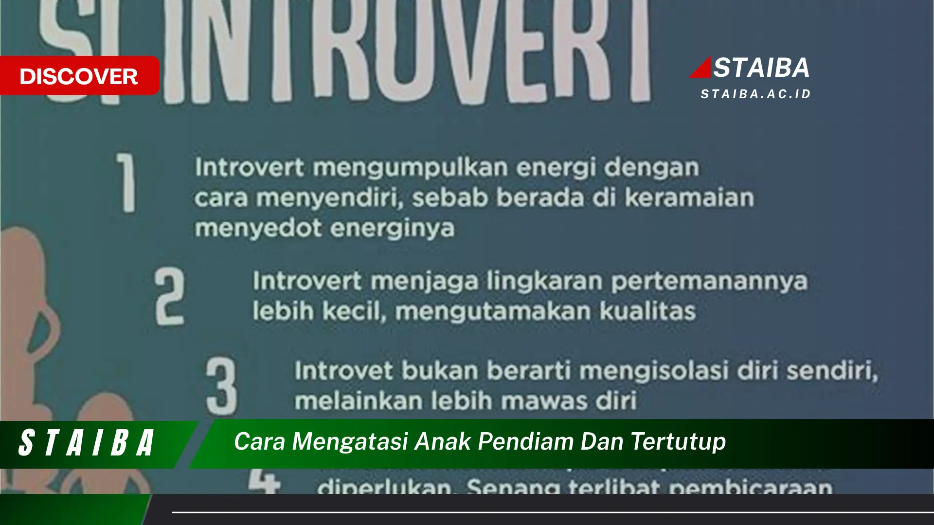 cara mengatasi anak pendiam dan tertutup