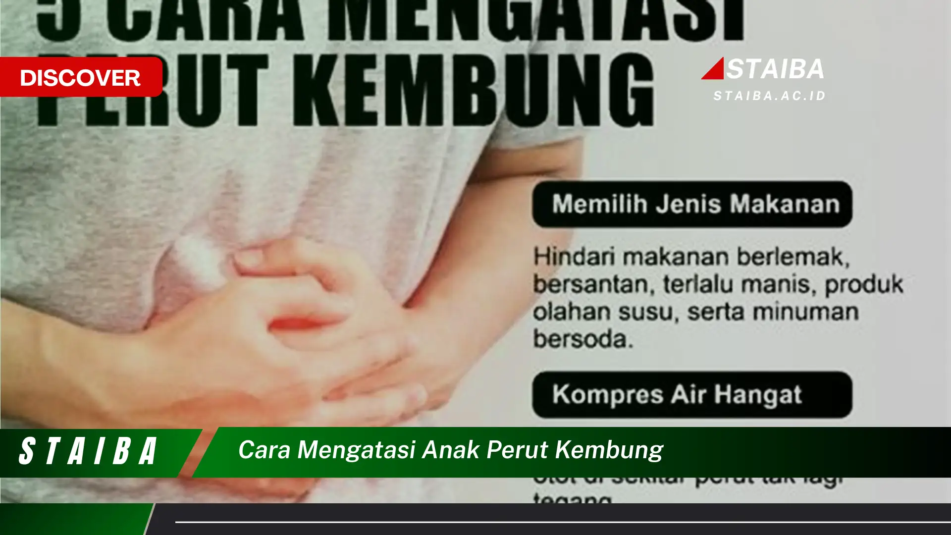 cara mengatasi anak perut kembung