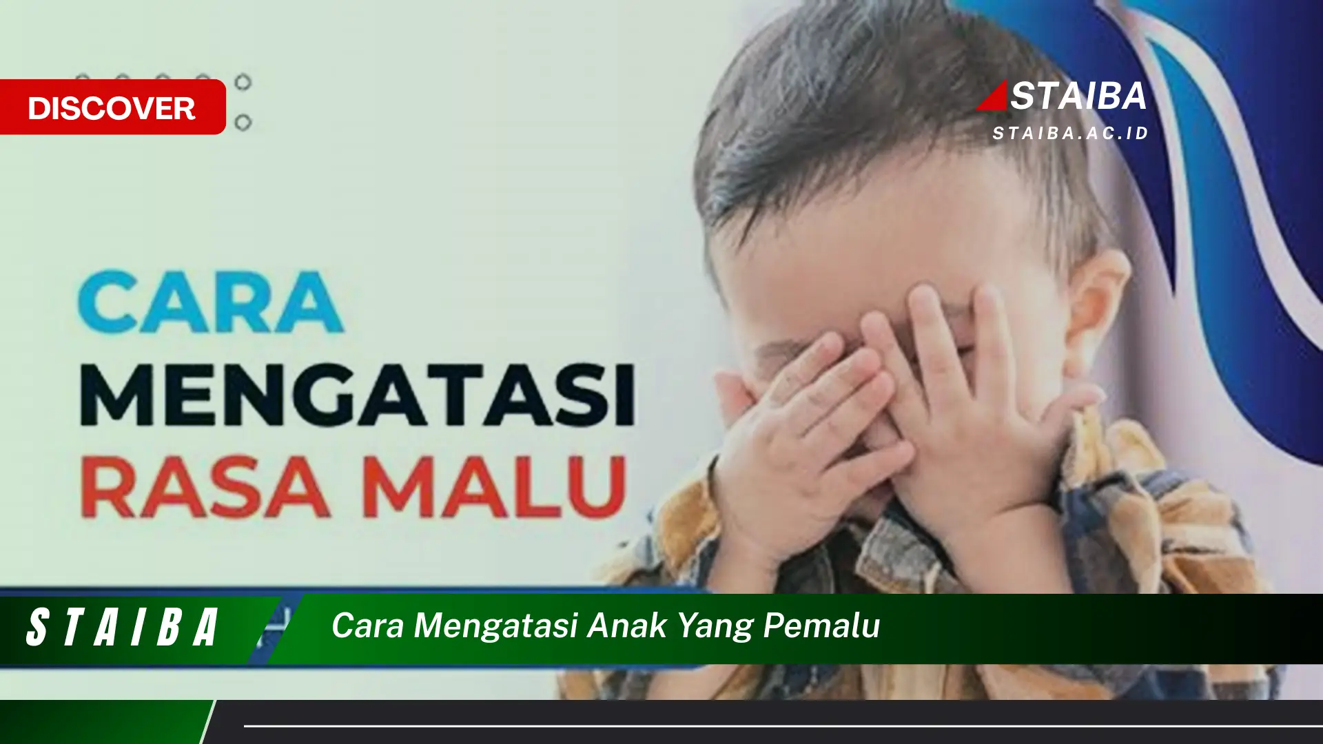 cara mengatasi anak yang pemalu