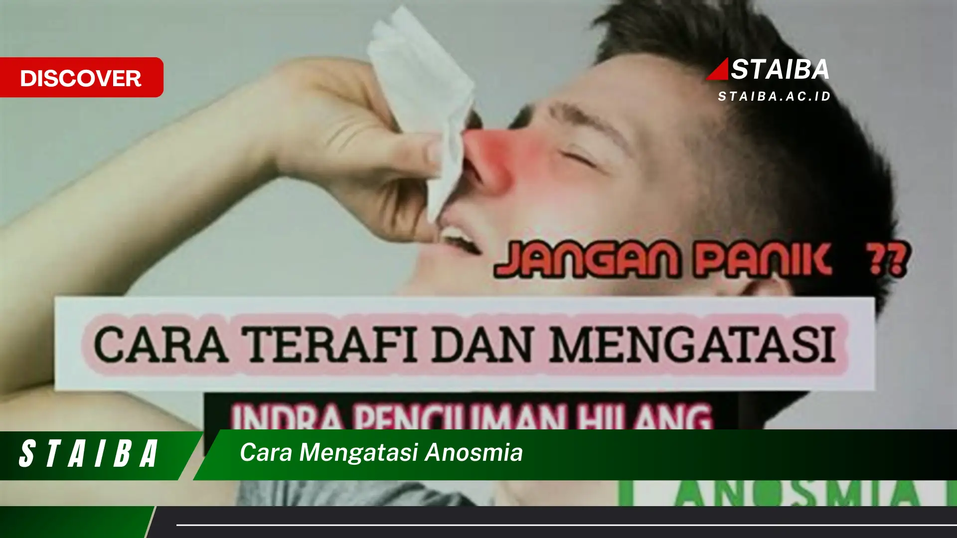 cara mengatasi anosmia