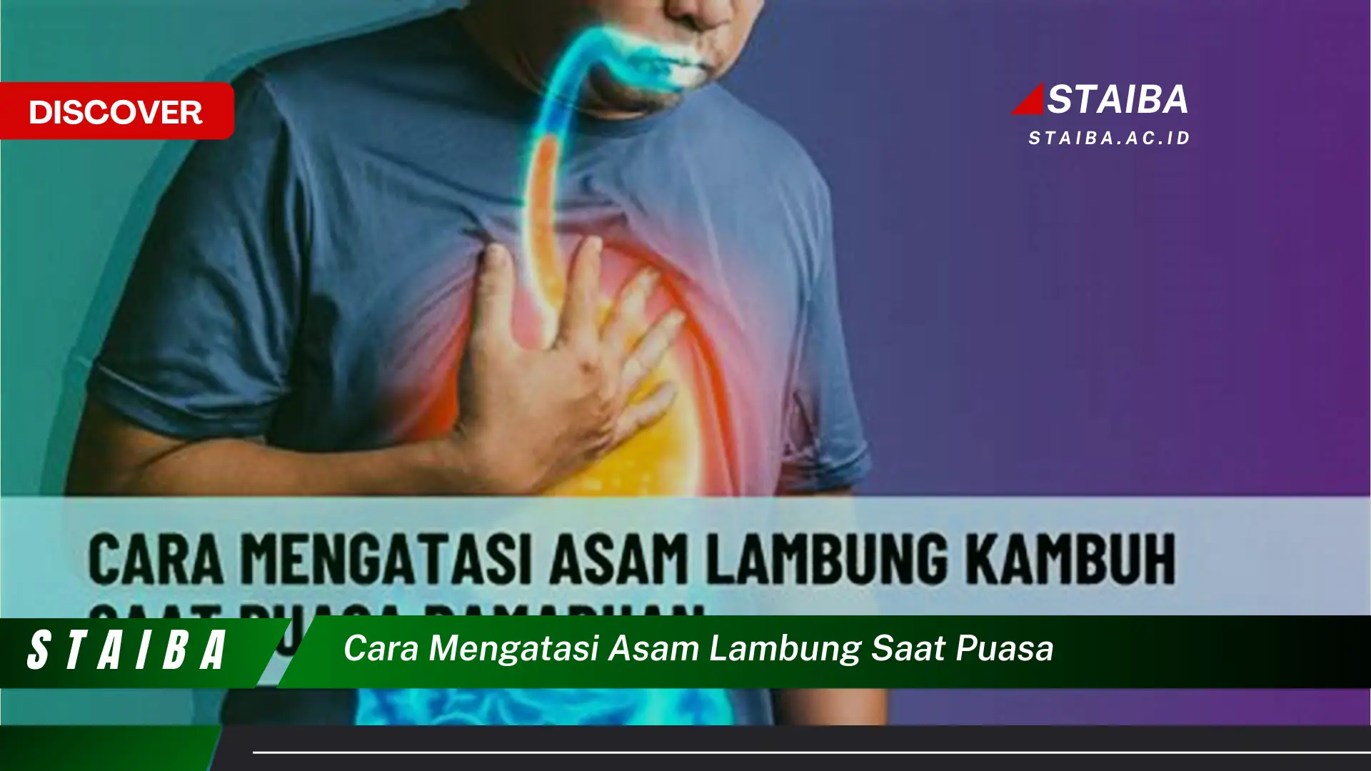 cara mengatasi asam lambung saat puasa