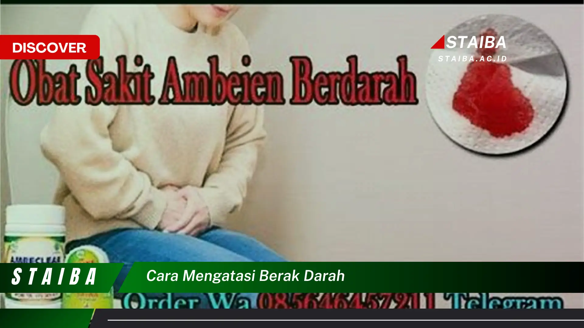 cara mengatasi berak darah