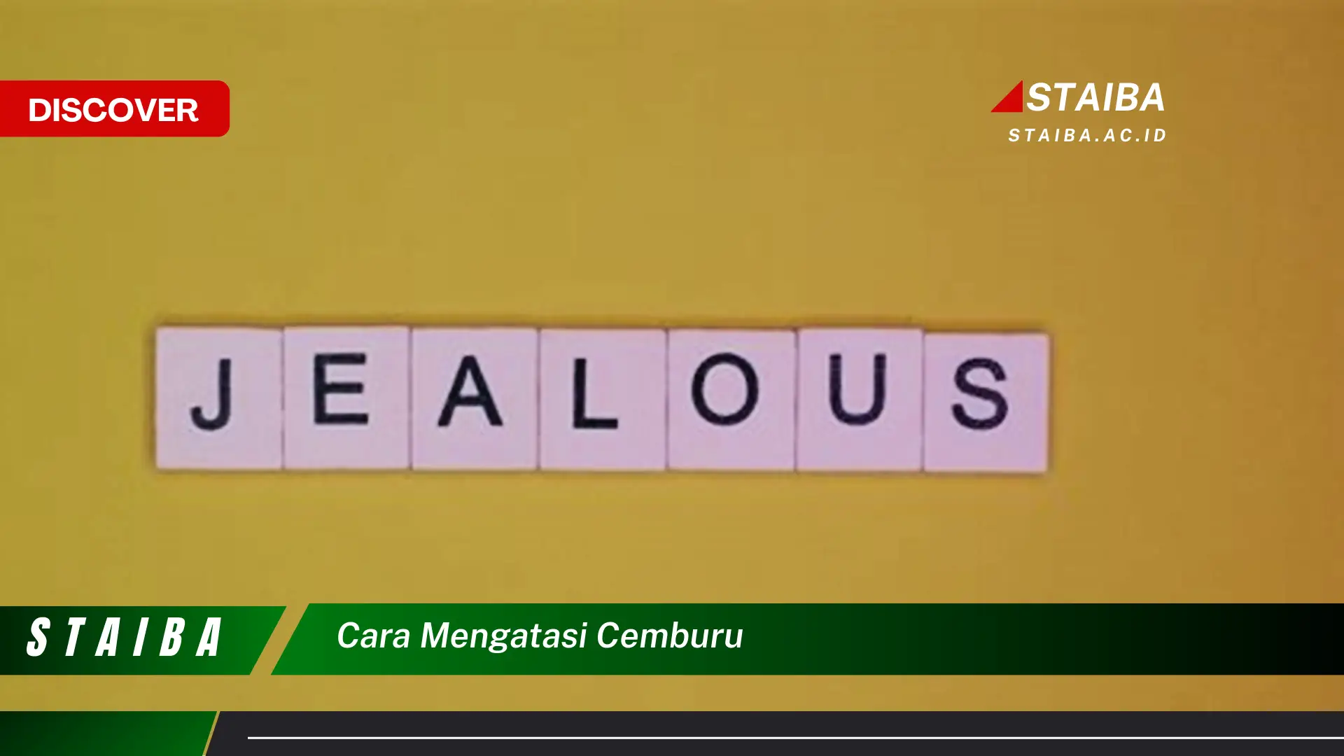 cara mengatasi cemburu