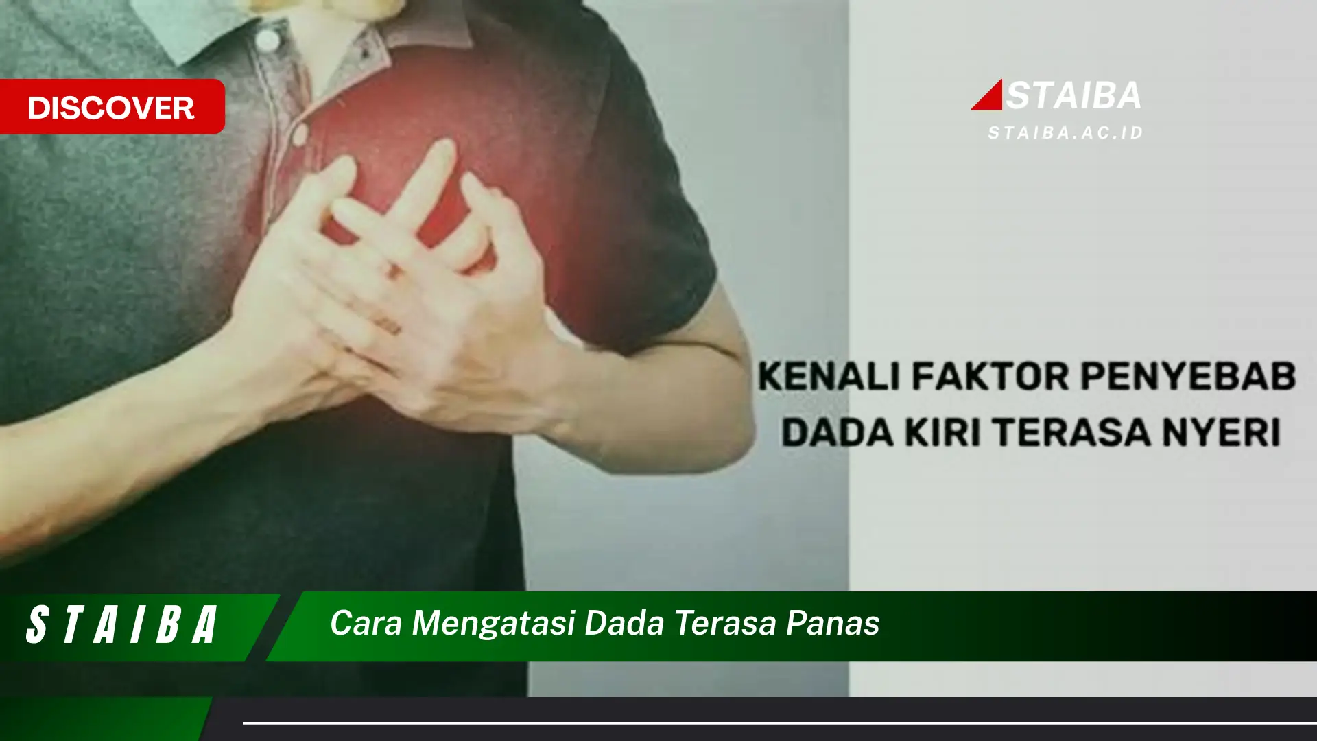 cara mengatasi dada terasa panas