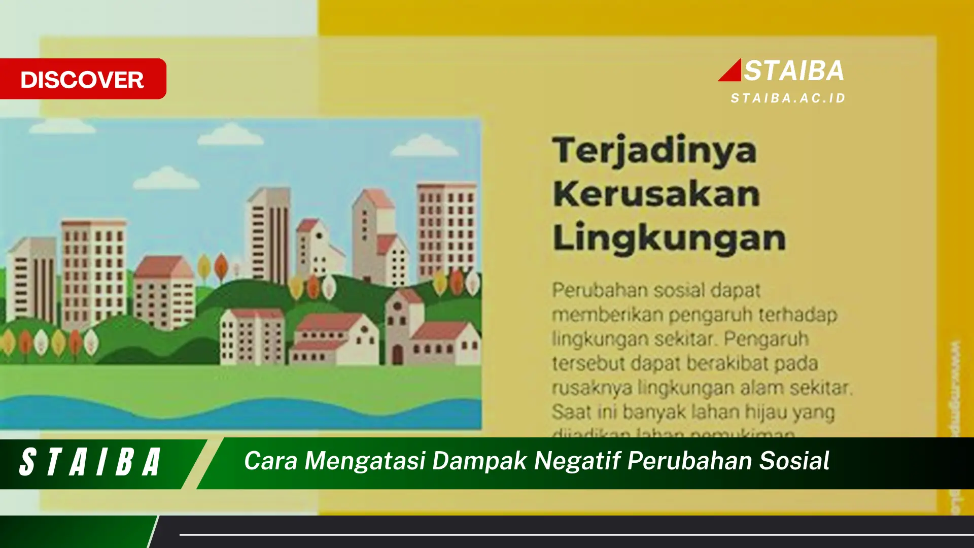 cara mengatasi dampak negatif perubahan sosial