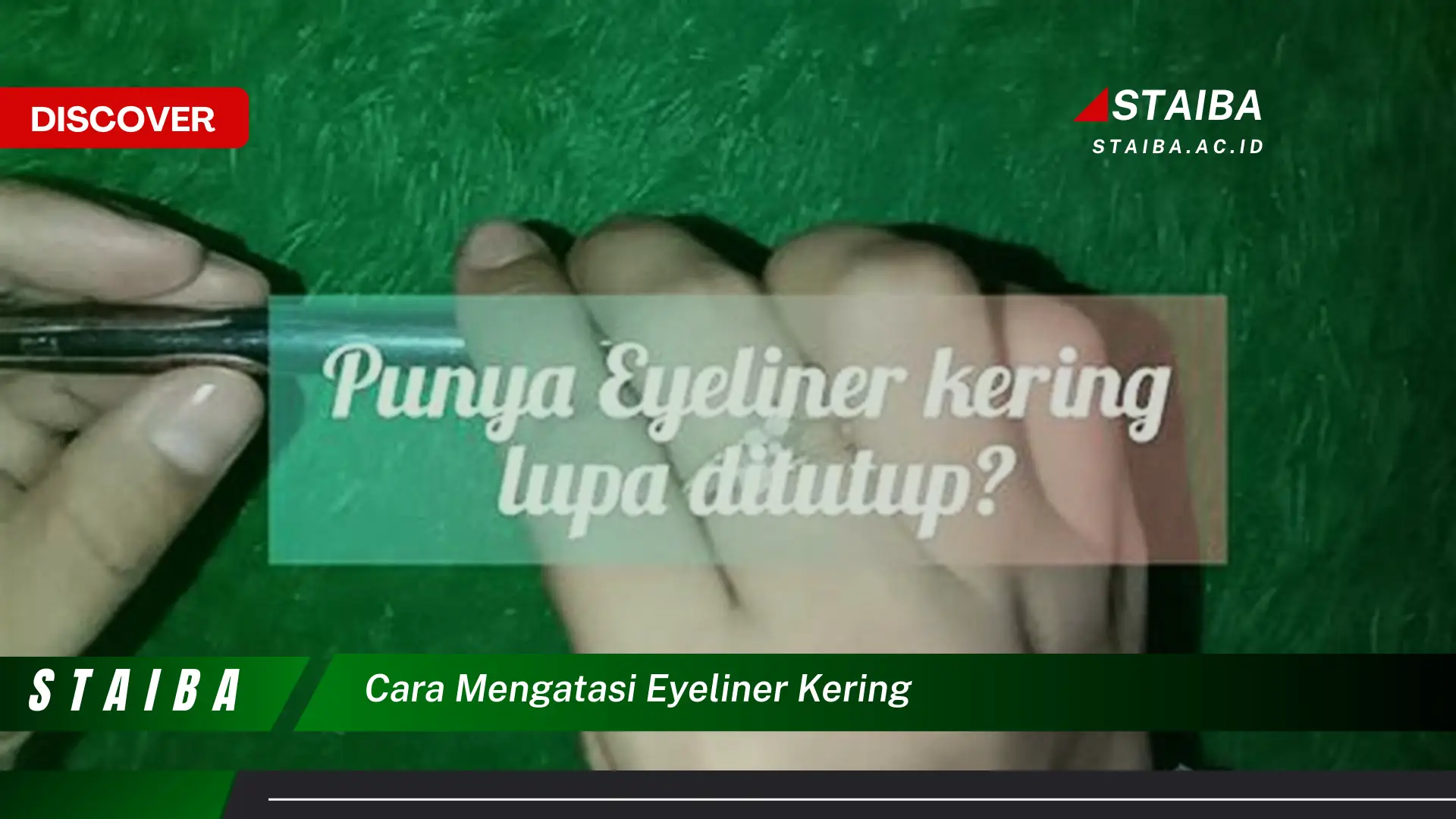 cara mengatasi eyeliner kering