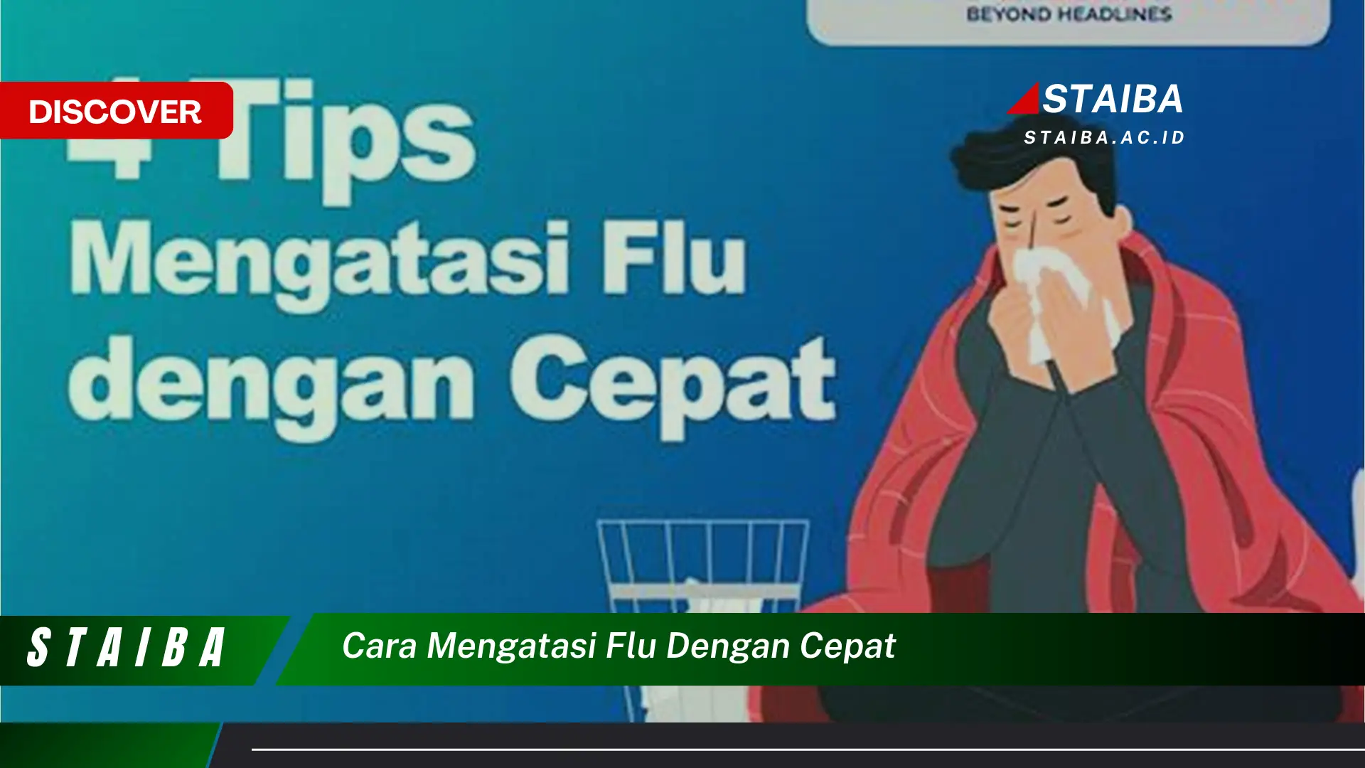 cara mengatasi flu dengan cepat