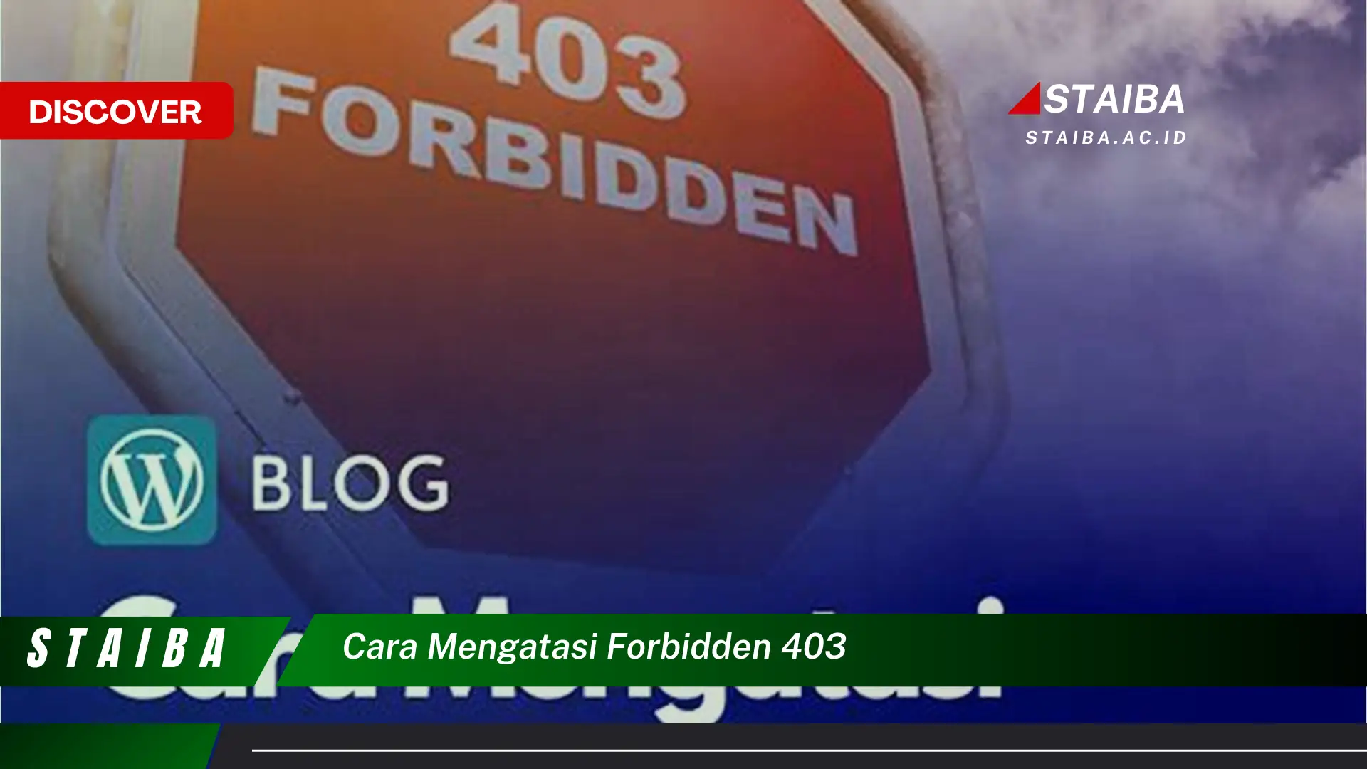 Temukan Cara Atasi Error Forbidden 403 yang Jarang Diketahui