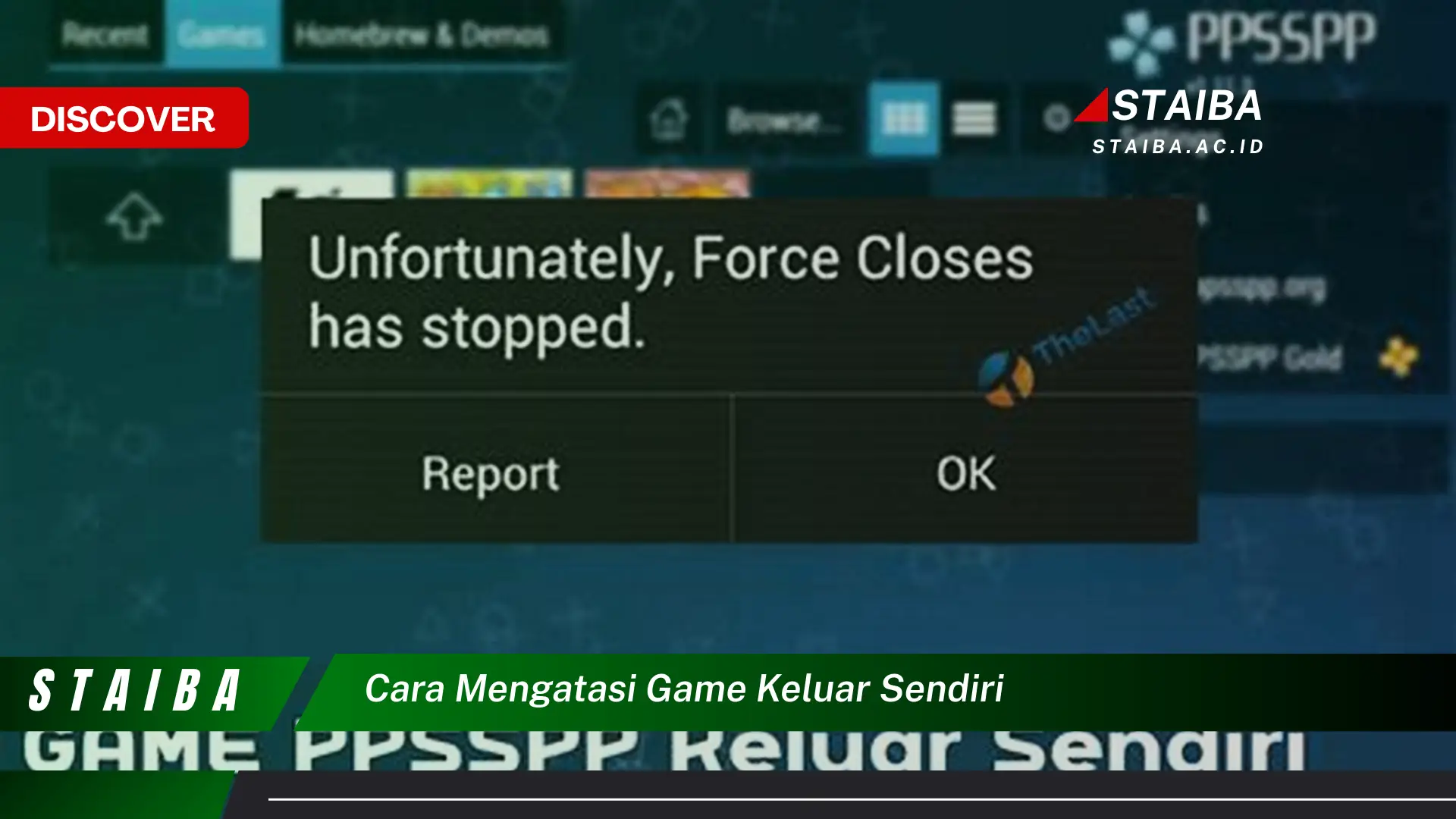 cara mengatasi game keluar sendiri