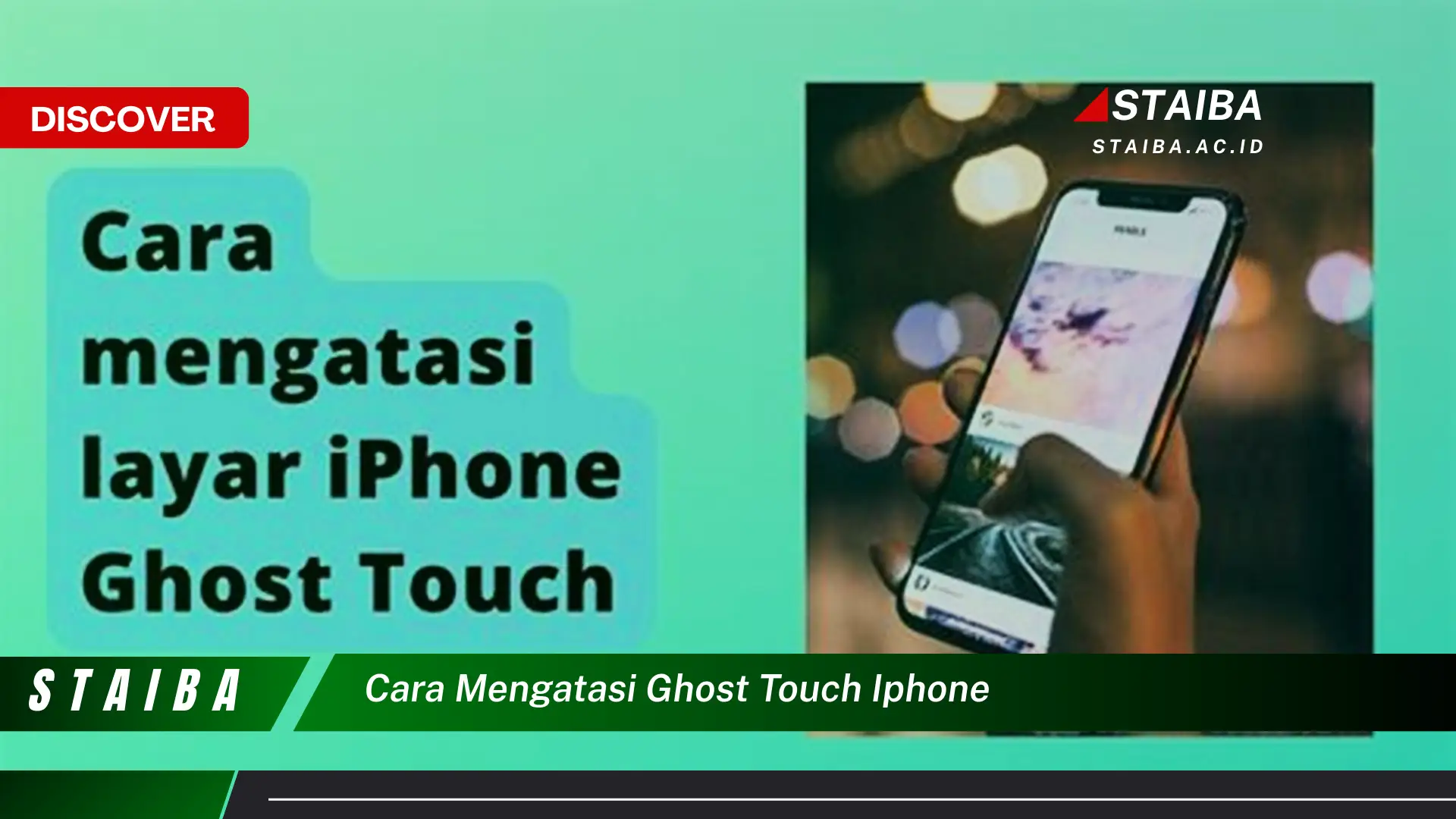 cara mengatasi ghost touch iphone