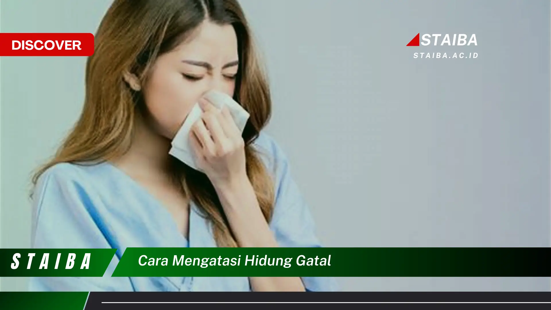 cara mengatasi hidung gatal