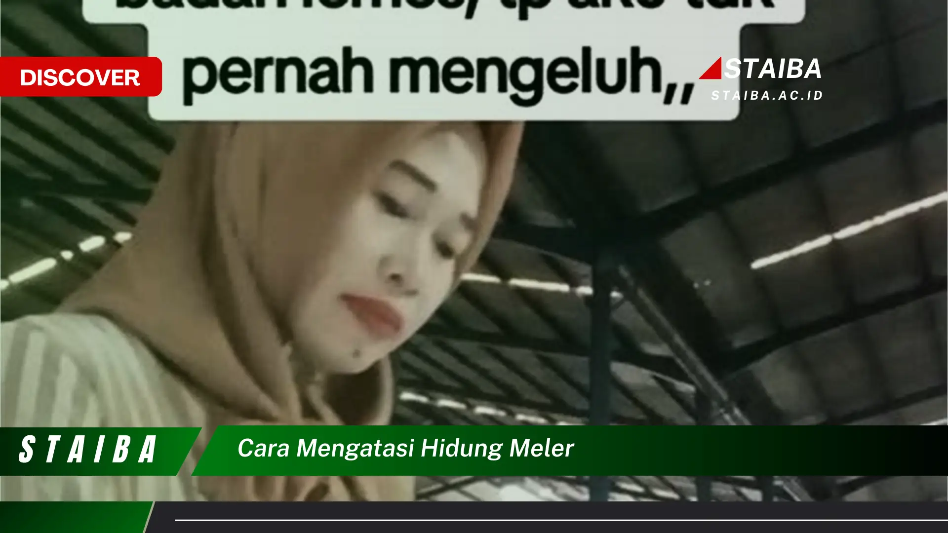 cara mengatasi hidung meler