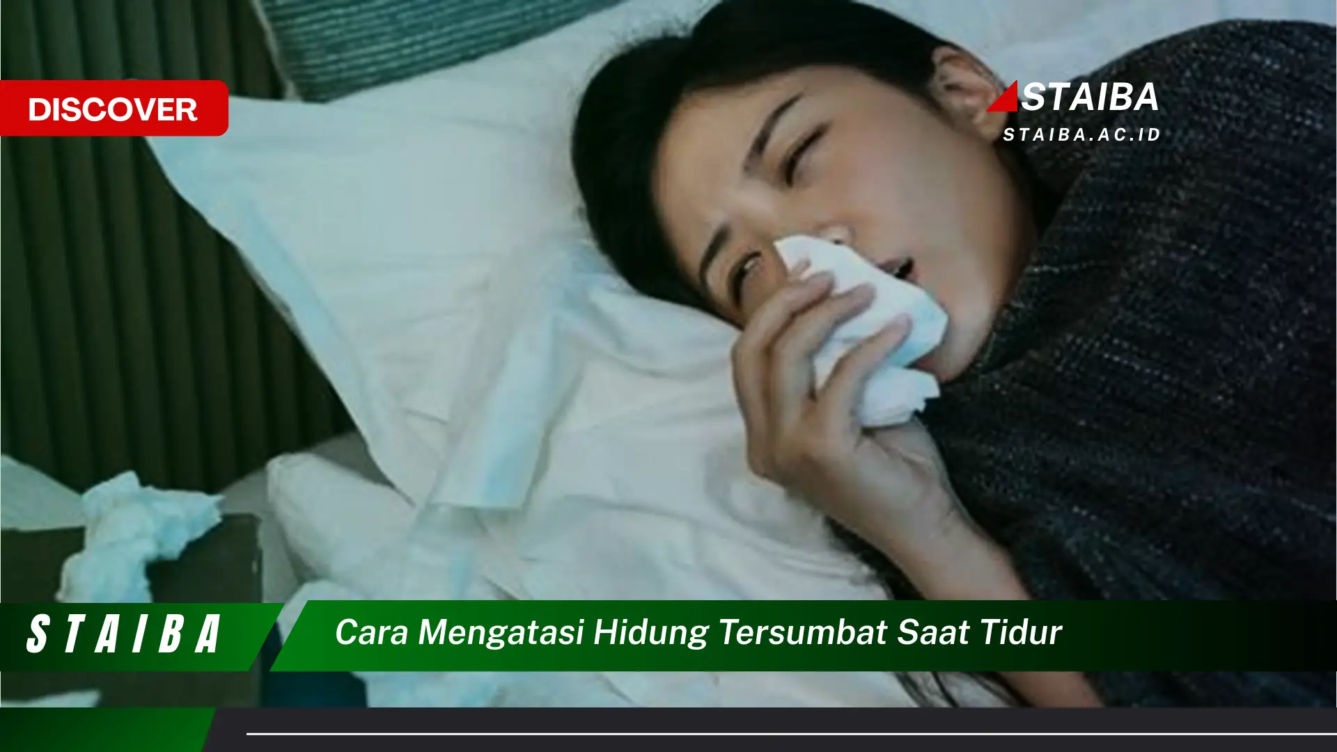 cara mengatasi hidung tersumbat saat tidur