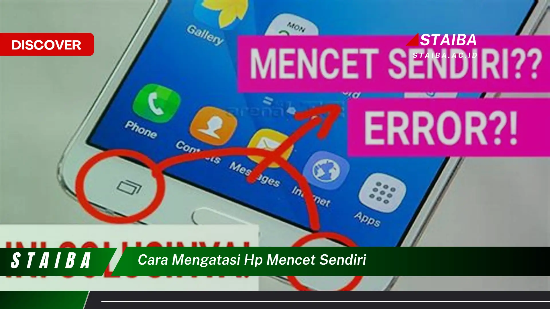 cara mengatasi hp mencet sendiri