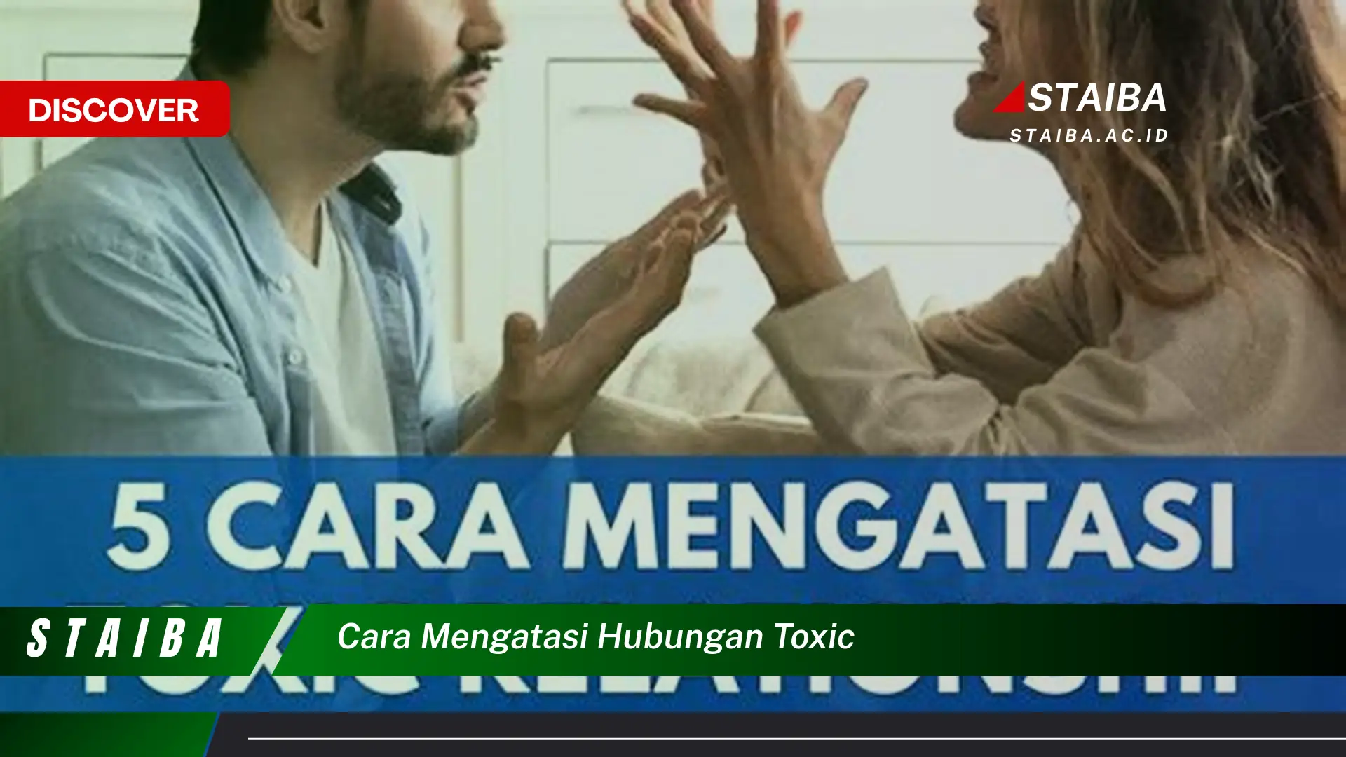 cara mengatasi hubungan toxic