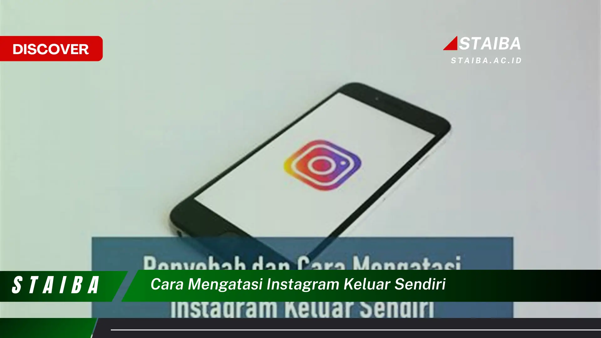 cara mengatasi instagram keluar sendiri