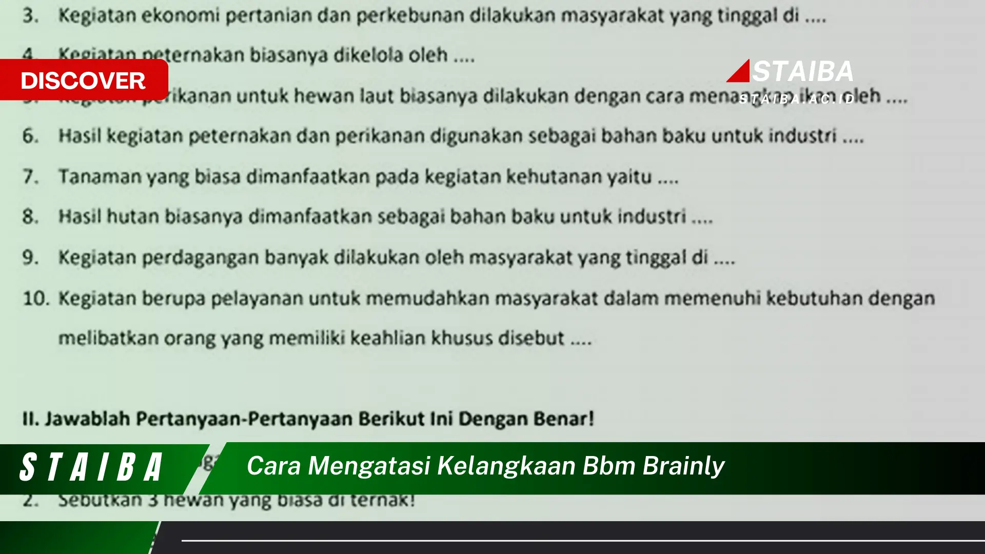 cara mengatasi kelangkaan bbm brainly
