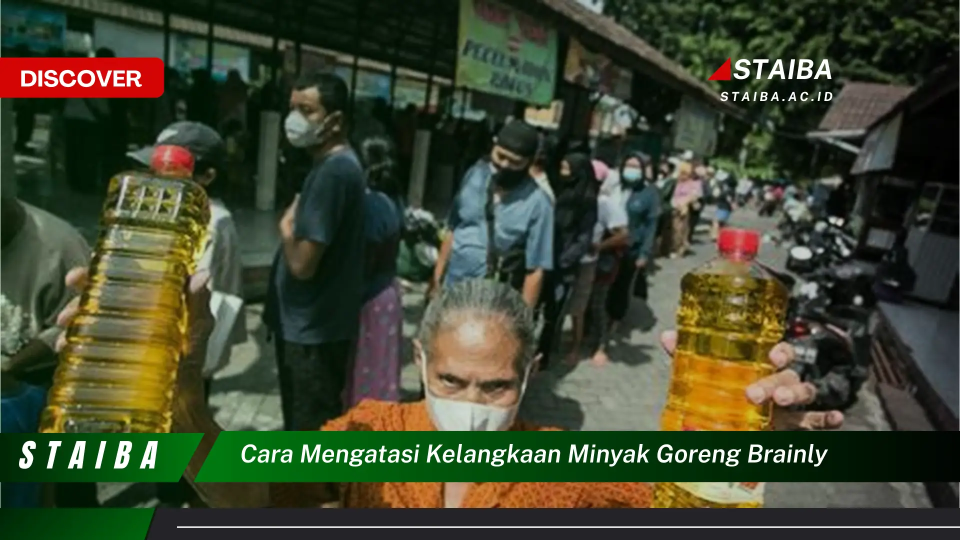 cara mengatasi kelangkaan minyak goreng brainly