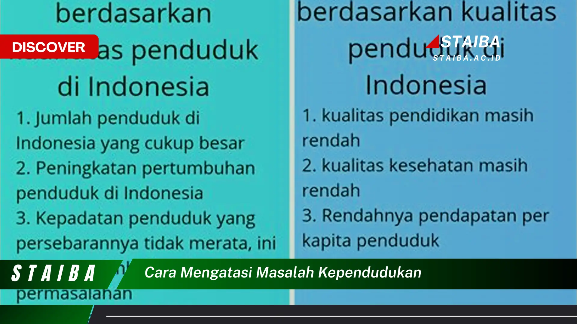 cara mengatasi masalah kependudukan